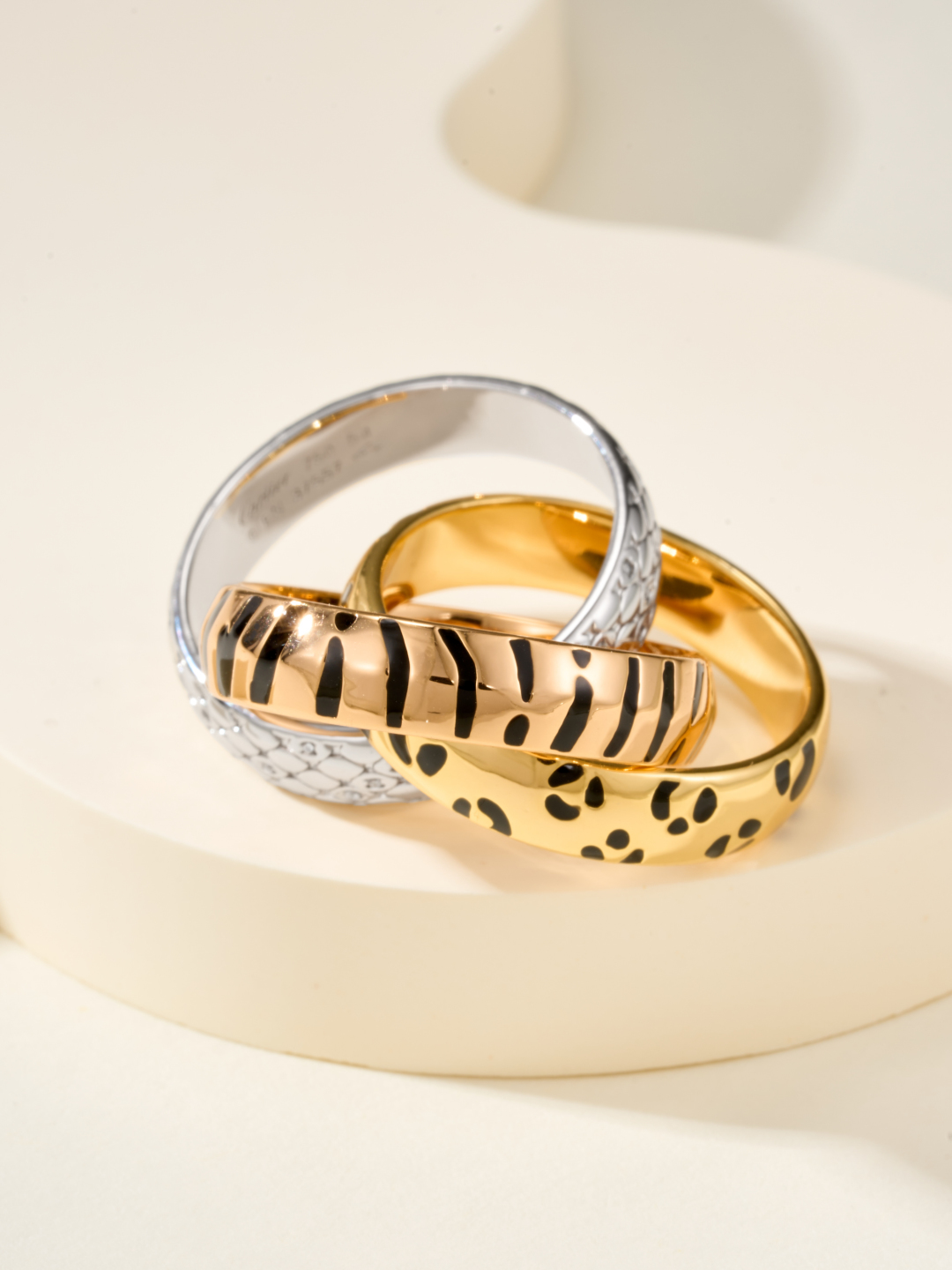 Cartier Trinity Ring, Gold, Platinum, and Rose Gold, Leopard Print 11 cmp i1754463132401 512 0 3