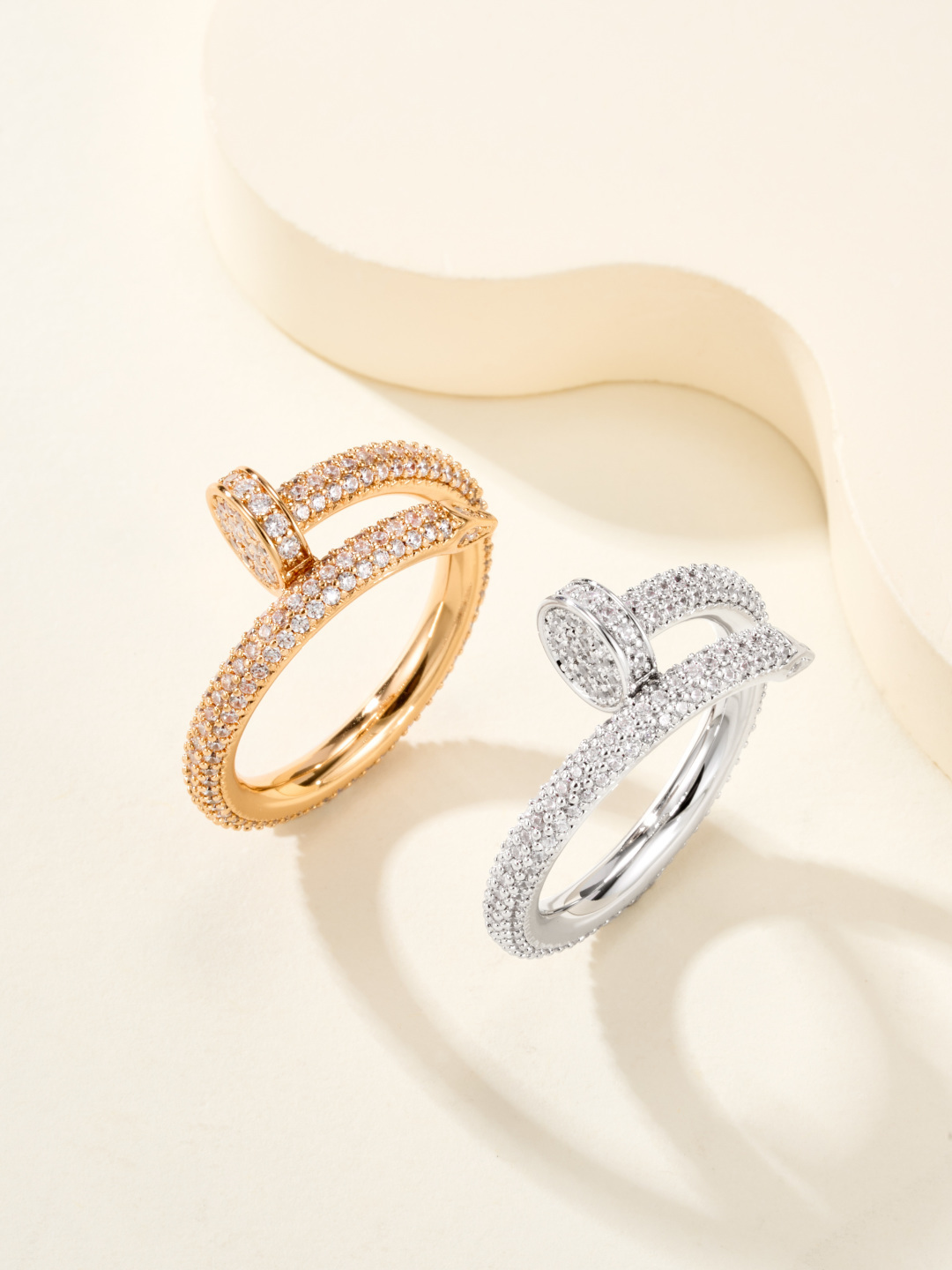 ✨ Juste un Clou 5678 “ ” — 💎 Anello