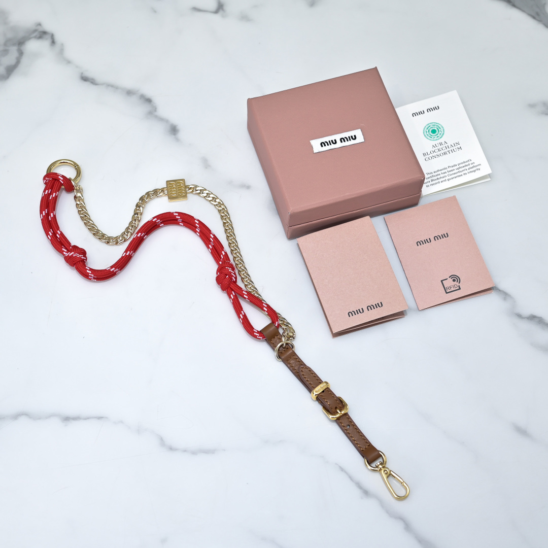 Miu Miu Style Red Leather Chain Bag Lookbook Reference image 1