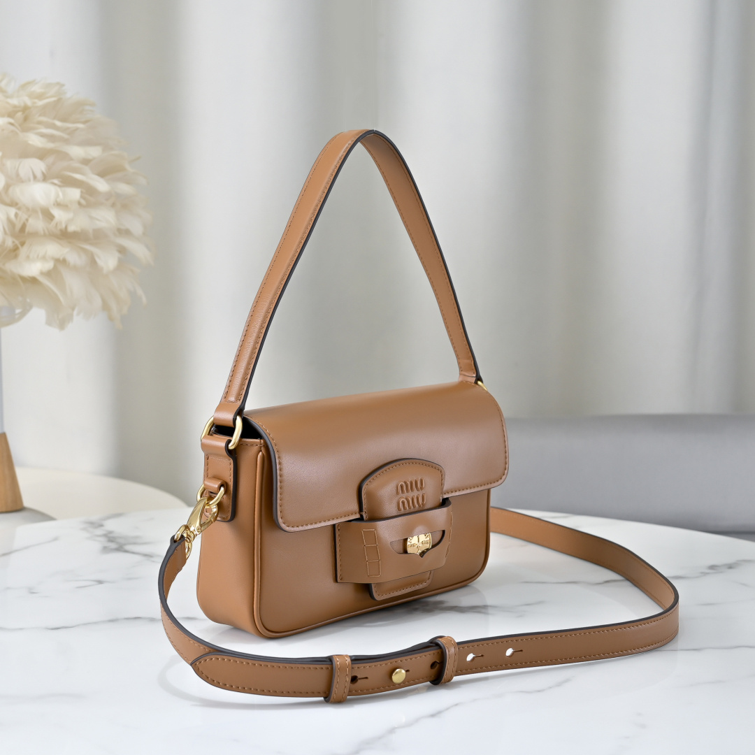 Miu Miu Style Leather Top Handle Bag Lookbook Reference image 2