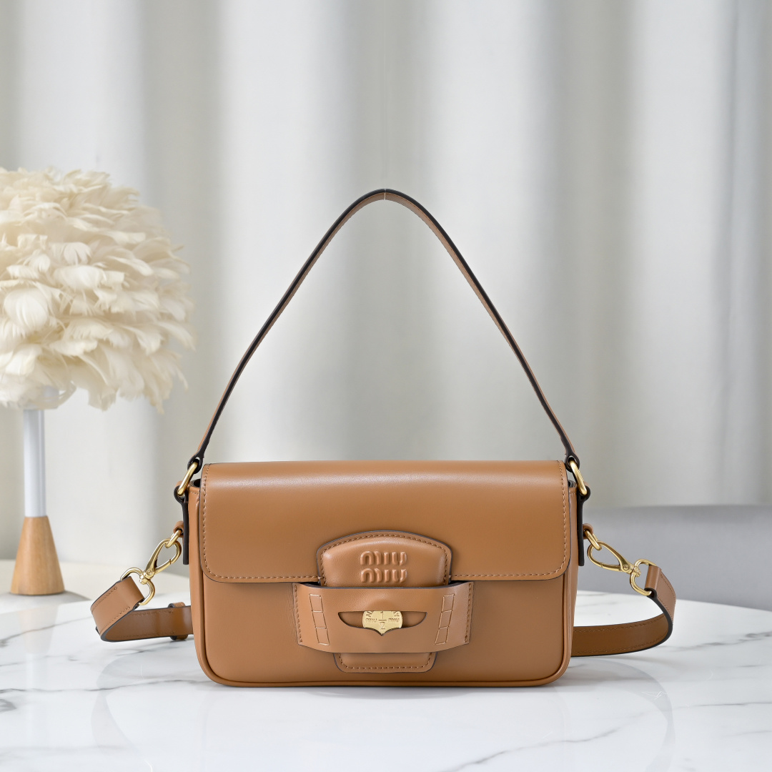 Miu Miu Style Leather Top Handle Bag Lookbook Reference image 1