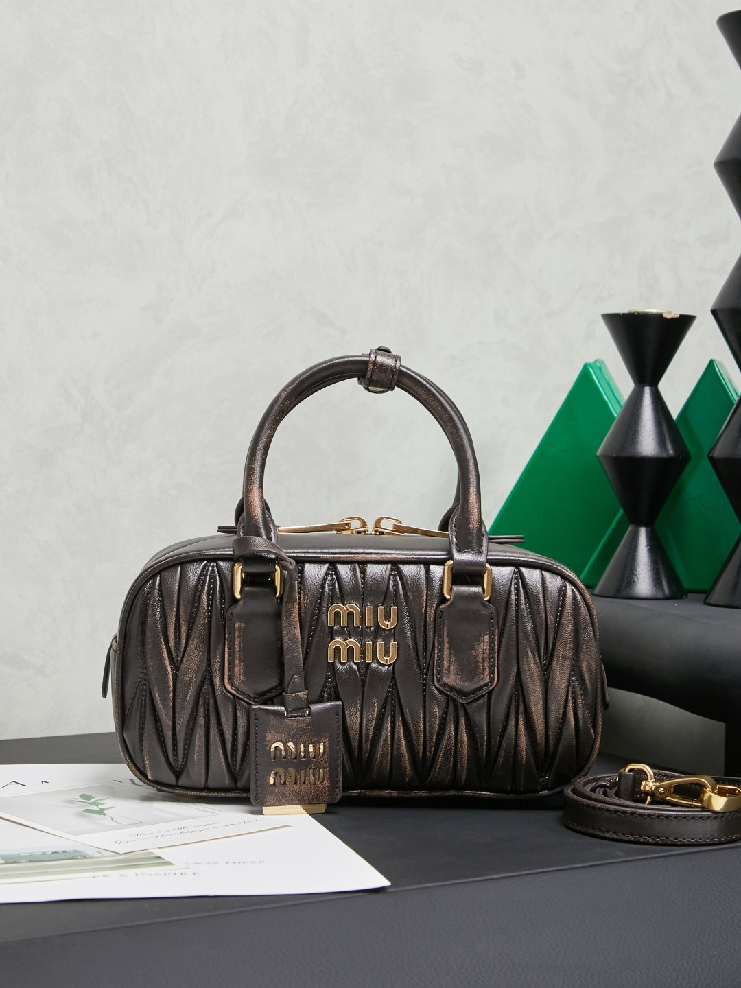 Miu Miu Style White Leather Bag Lookbook Reference image 1