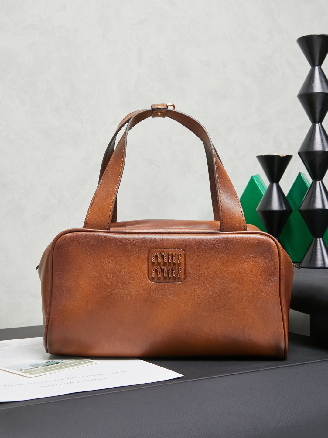 Miu Miu Style Leather Shoulder Bag Lookbook Reference image 1