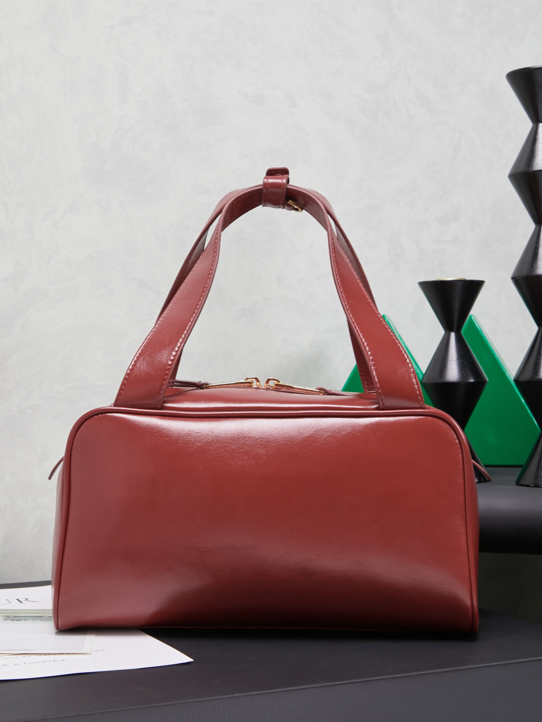 Miu Miu Style Leather Shoulder Bag Lookbook Reference image 2
