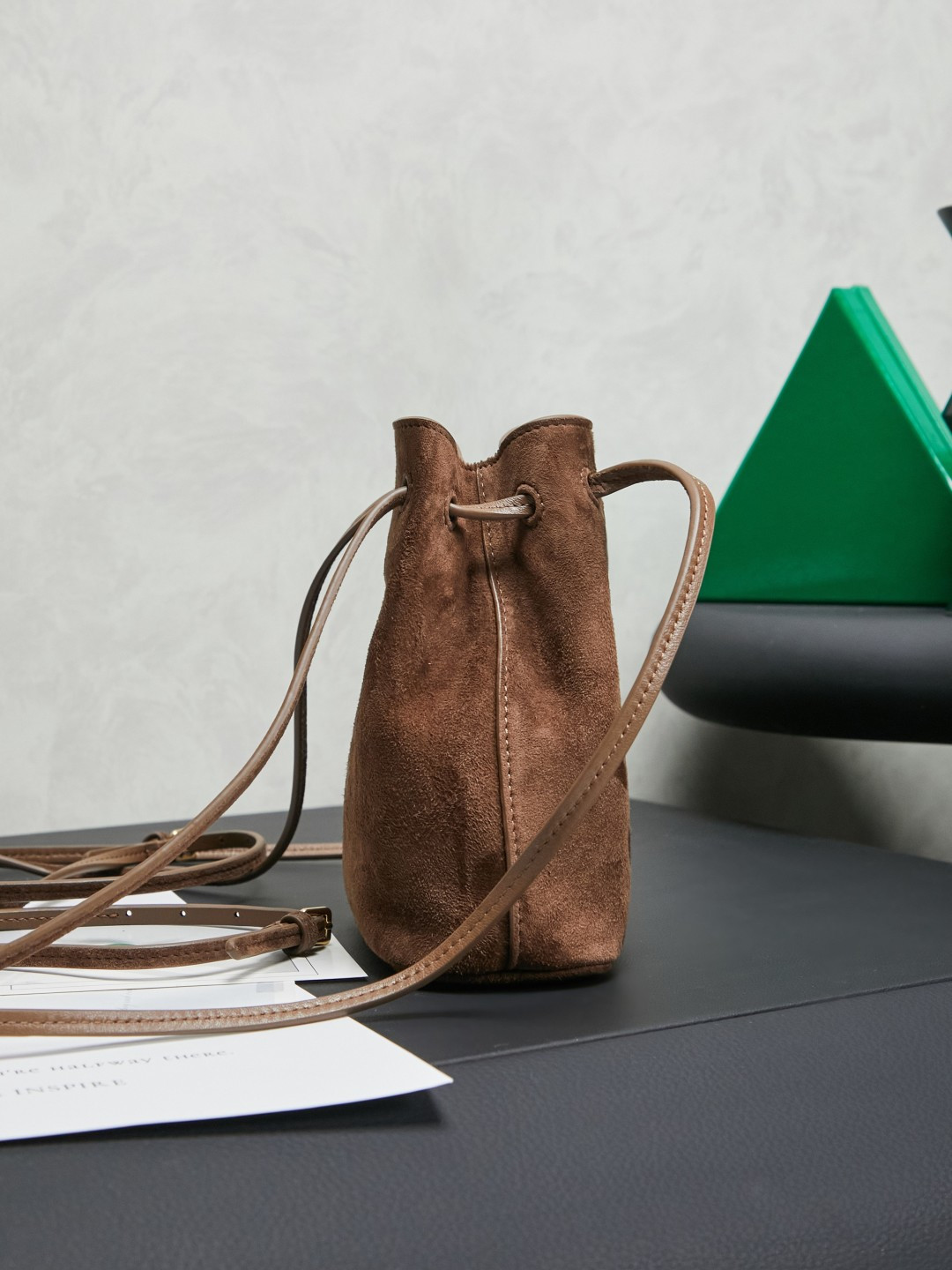 Miu Miu Style Brown Leather Crossbody Bag Lookbook Reference image 2
