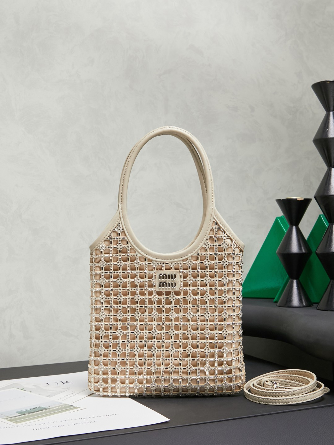 Miu Miu Style Leather Top Handle Bag Lookbook Reference image 1