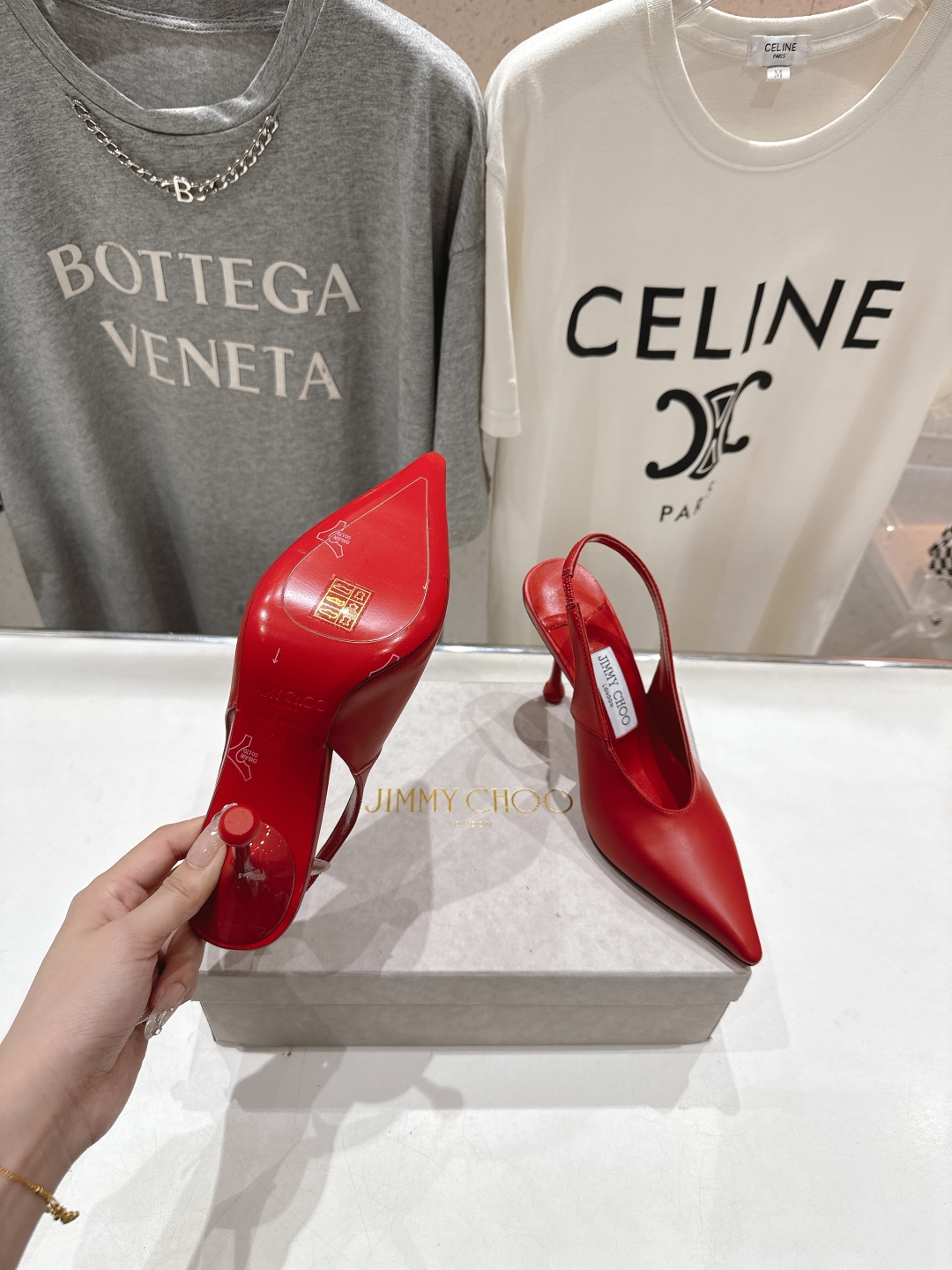 高版本出厂
  JIMMY CHOO*｜JC/吉米周2025ss夏季新款高跟凉鞋

原版套楦，完美的线条