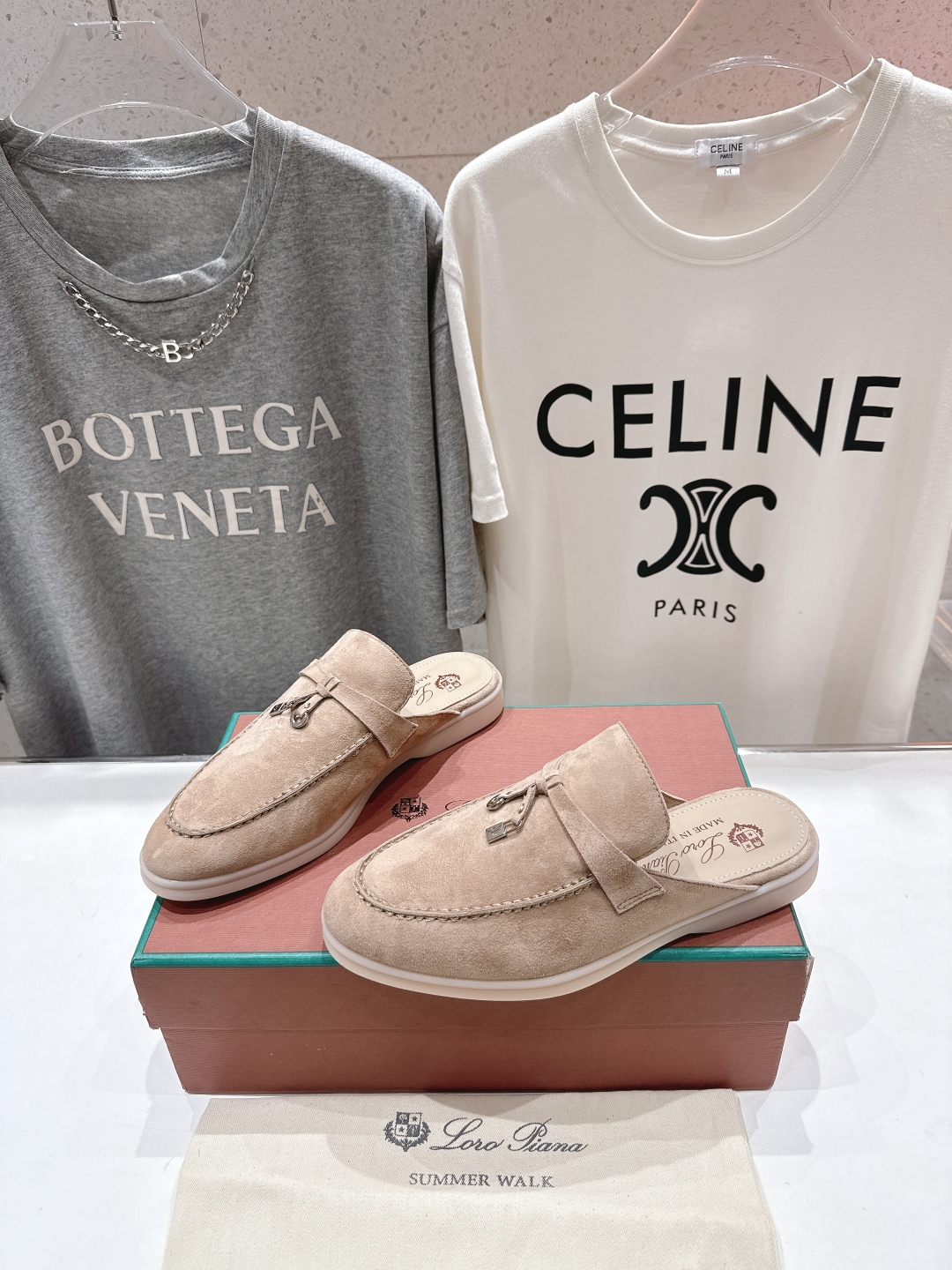 高版本出厂 半托
  Loro Piana* LP诺悠翩雅‖万年经典款半托乐福鞋 简约时尚 脚感超级舒适