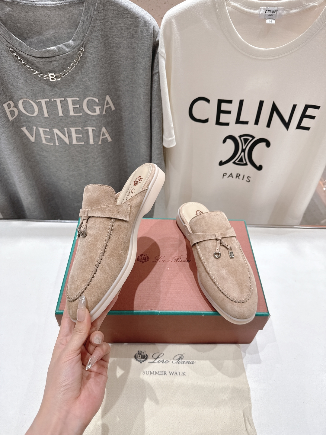 高版本出厂 半托
  Loro Piana* LP诺悠翩雅‖万年经典款半托乐福鞋 简约时尚 脚感超级舒适