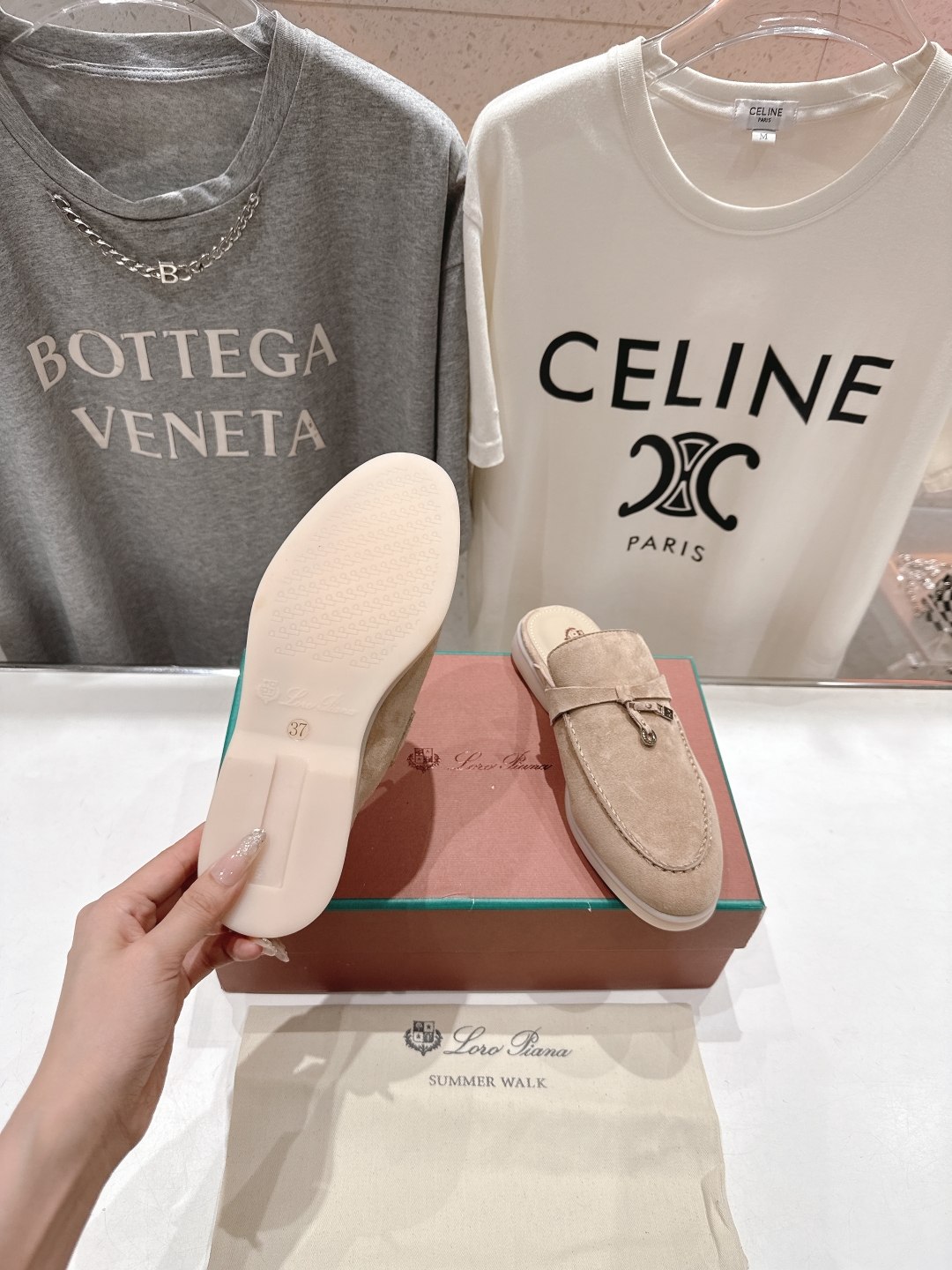 高版本出厂 半托
  Loro Piana* LP诺悠翩雅‖万年经典款半托乐福鞋 简约时尚 脚感超级舒适