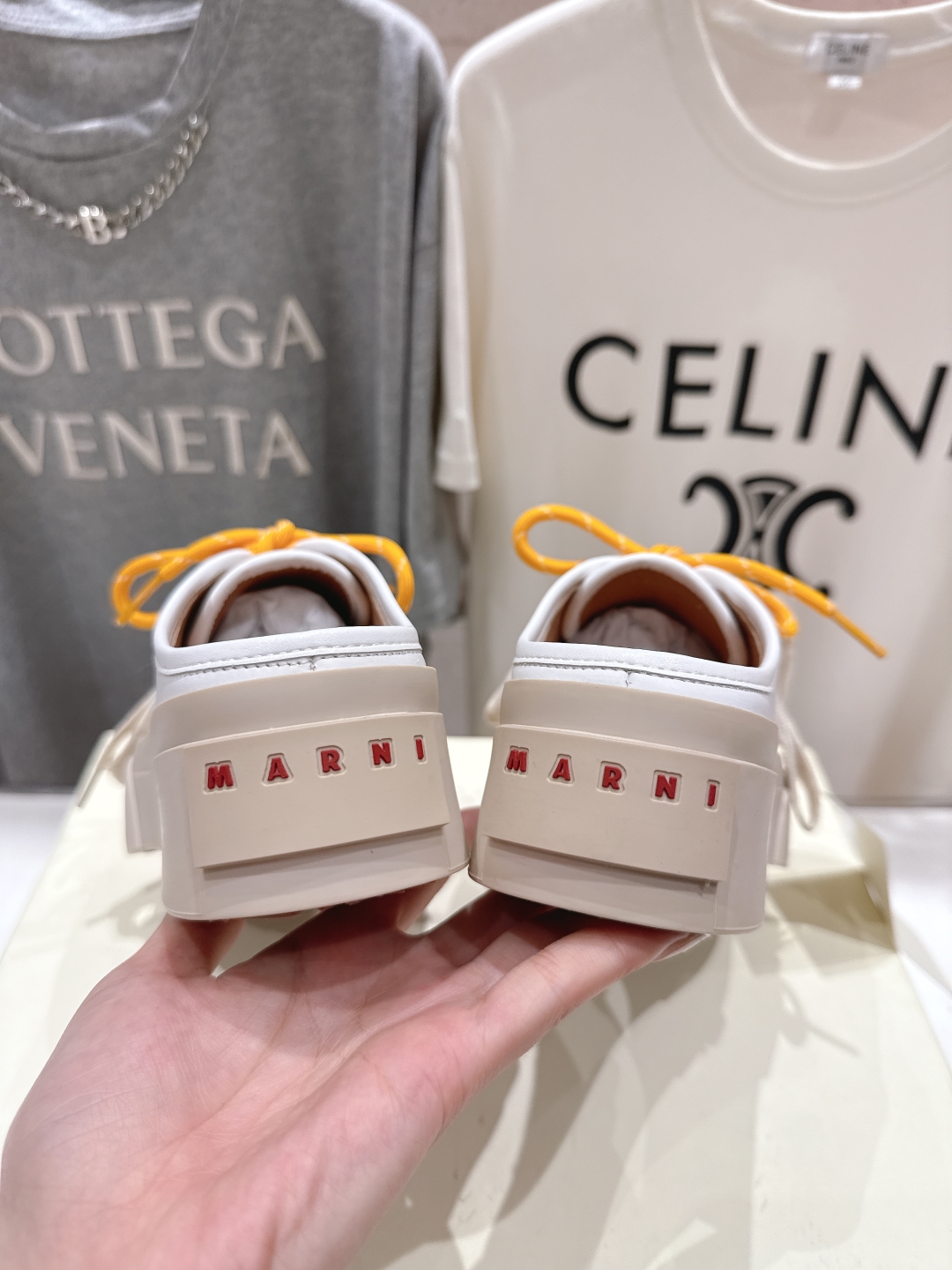高品质升级版
  Marni|玛丽珍大头半托系带娃娃鞋‼️升级大底，原版一致套楦工艺，升级最新官方原版包