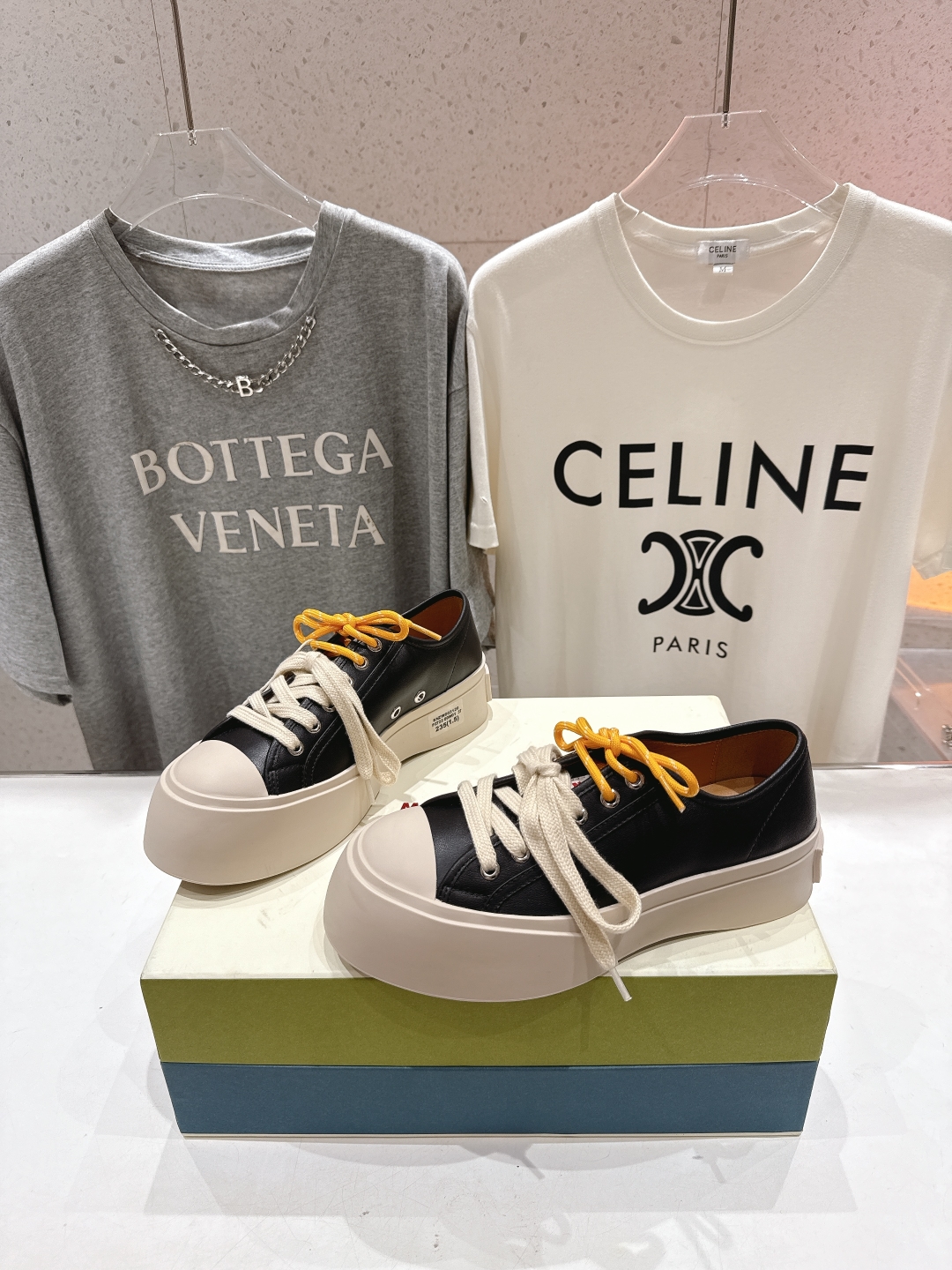 高品质升级版
  Marni|玛丽珍大头鞋系带娃娃鞋‼️升级大底，原版一致套楦工艺，升级最新官方原版包装