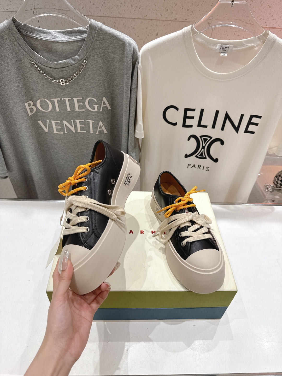 高品质升级版
  Marni|玛丽珍大头鞋系带娃娃鞋‼️升级大底，原版一致套楦工艺，升级最新官方原版包装