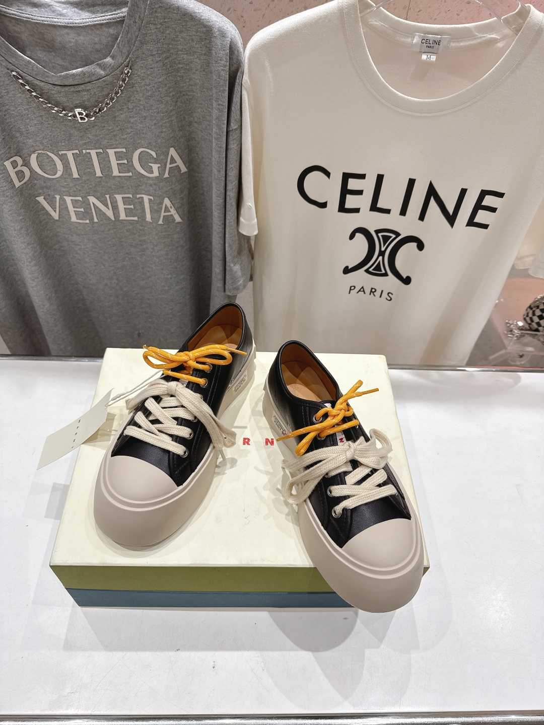 高品质升级版
  Marni|玛丽珍大头鞋系带娃娃鞋‼️升级大底，原版一致套楦工艺，升级最新官方原版包装