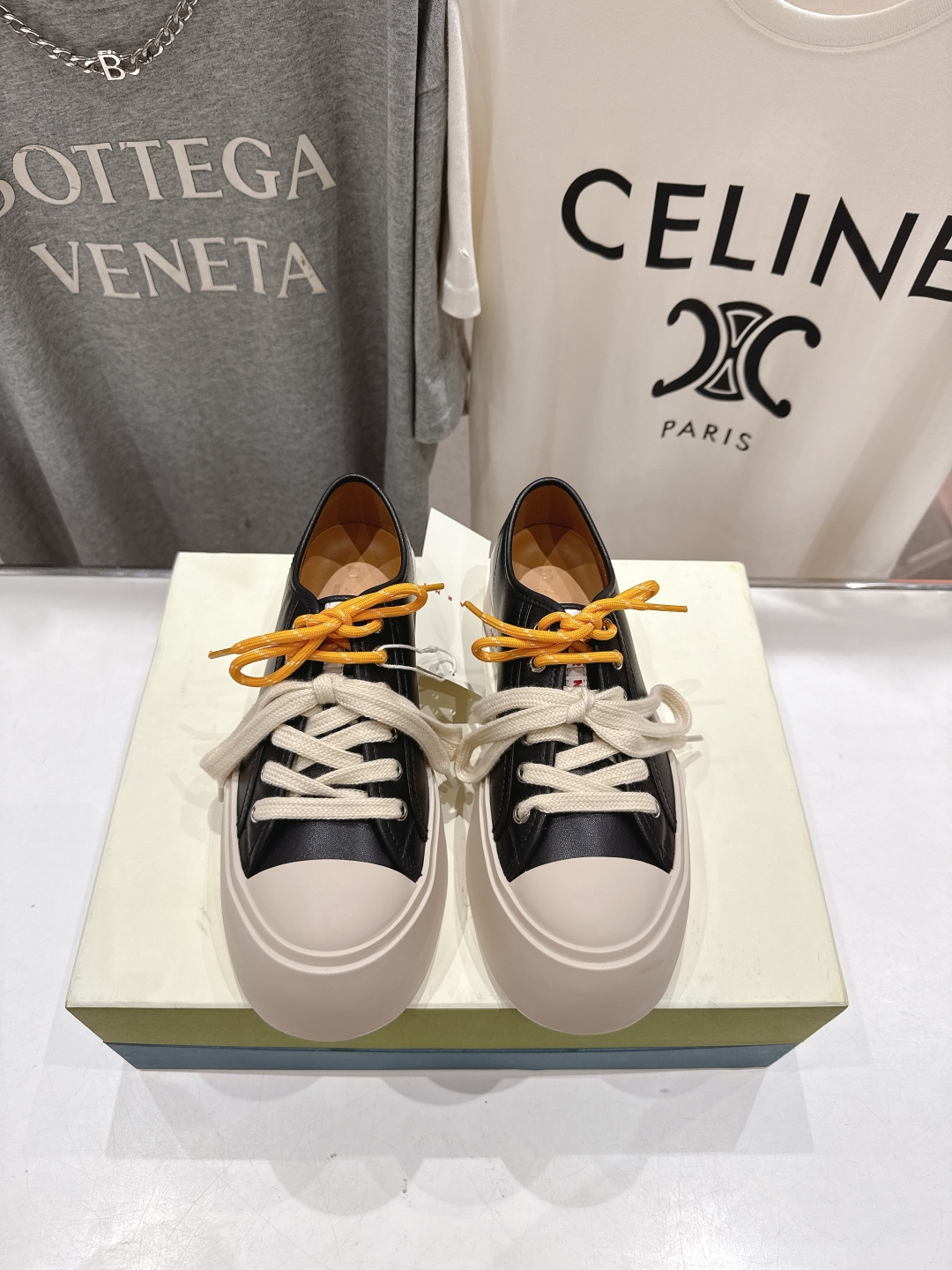 高品质升级版
  Marni|玛丽珍大头鞋系带娃娃鞋‼️升级大底，原版一致套楦工艺，升级最新官方原版包装