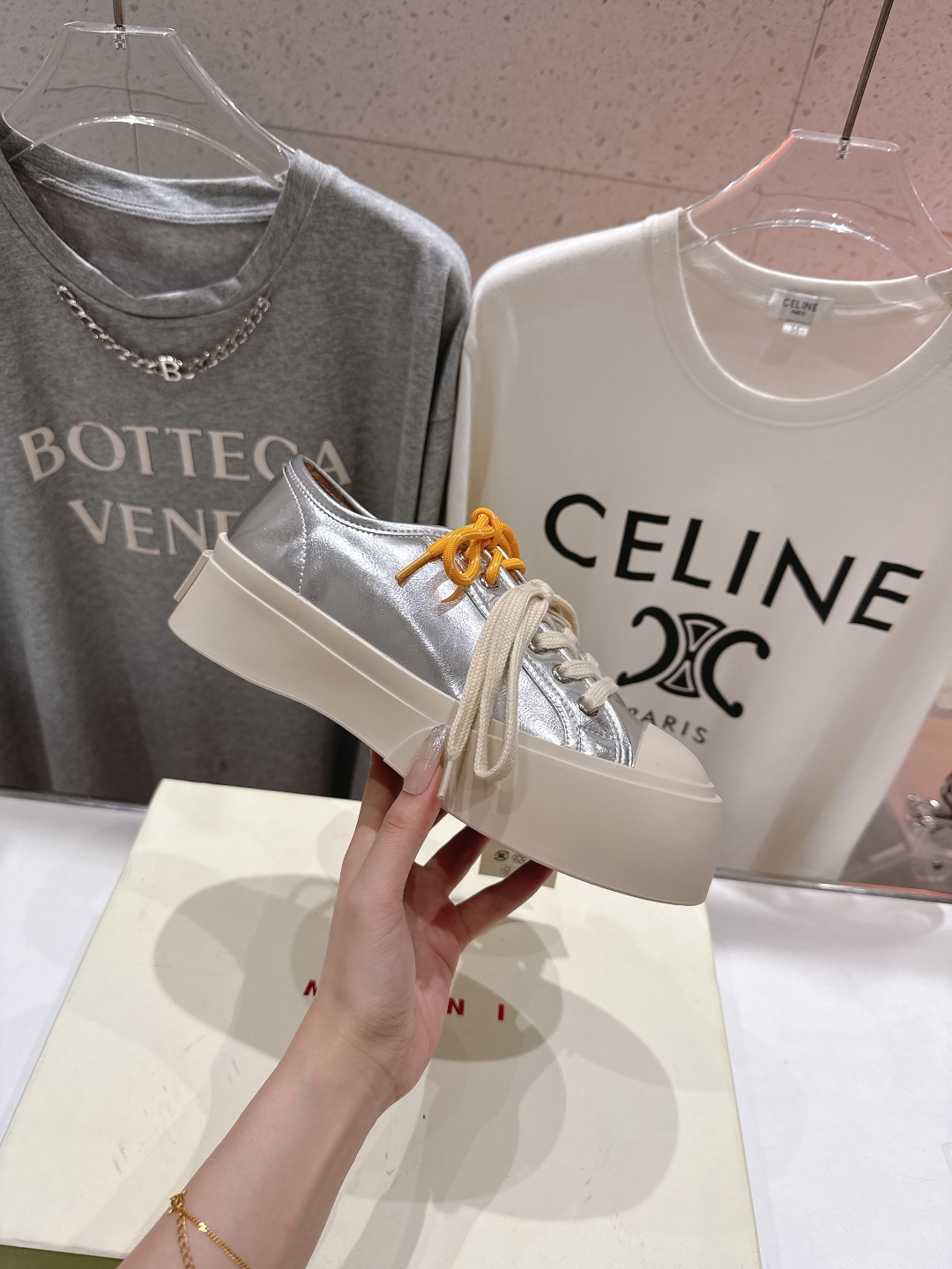 高品质升级版
  Marni|玛丽珍大头鞋系带娃娃鞋‼️升级大底，原版一致套楦工艺，升级最新官方原版包装