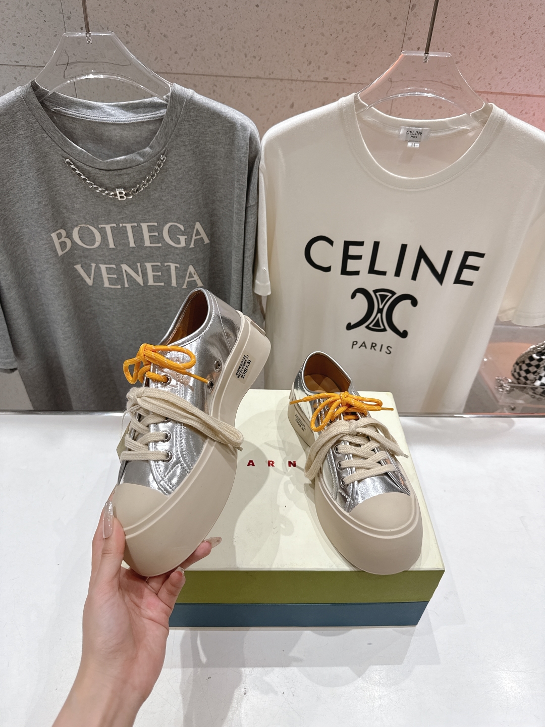 高品质升级版
  Marni|玛丽珍大头鞋系带娃娃鞋‼️升级大底，原版一致套楦工艺，升级最新官方原版包装