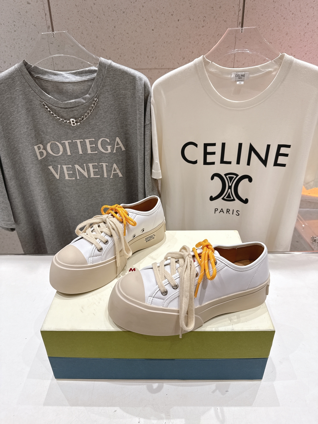 高品质升级版
  Marni|玛丽珍大头鞋系带娃娃鞋‼️升级大底，原版一致套楦工艺，升级最新官方原版包装