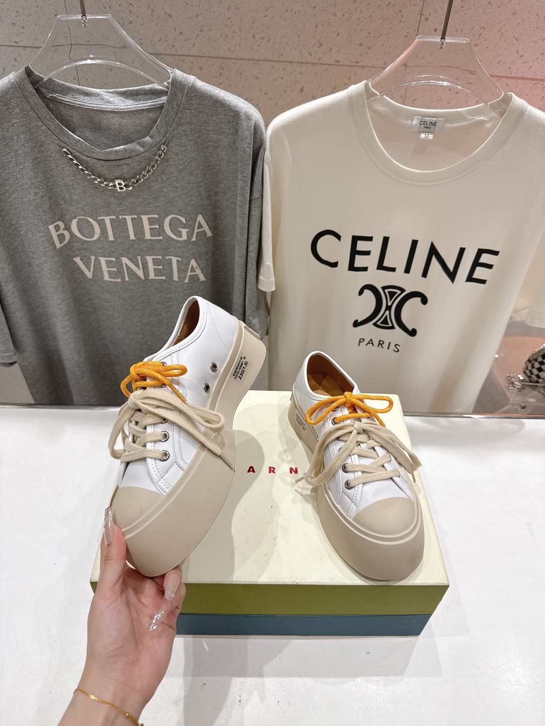 高品质升级版
  Marni|玛丽珍大头鞋系带娃娃鞋‼️升级大底，原版一致套楦工艺，升级最新官方原版包装