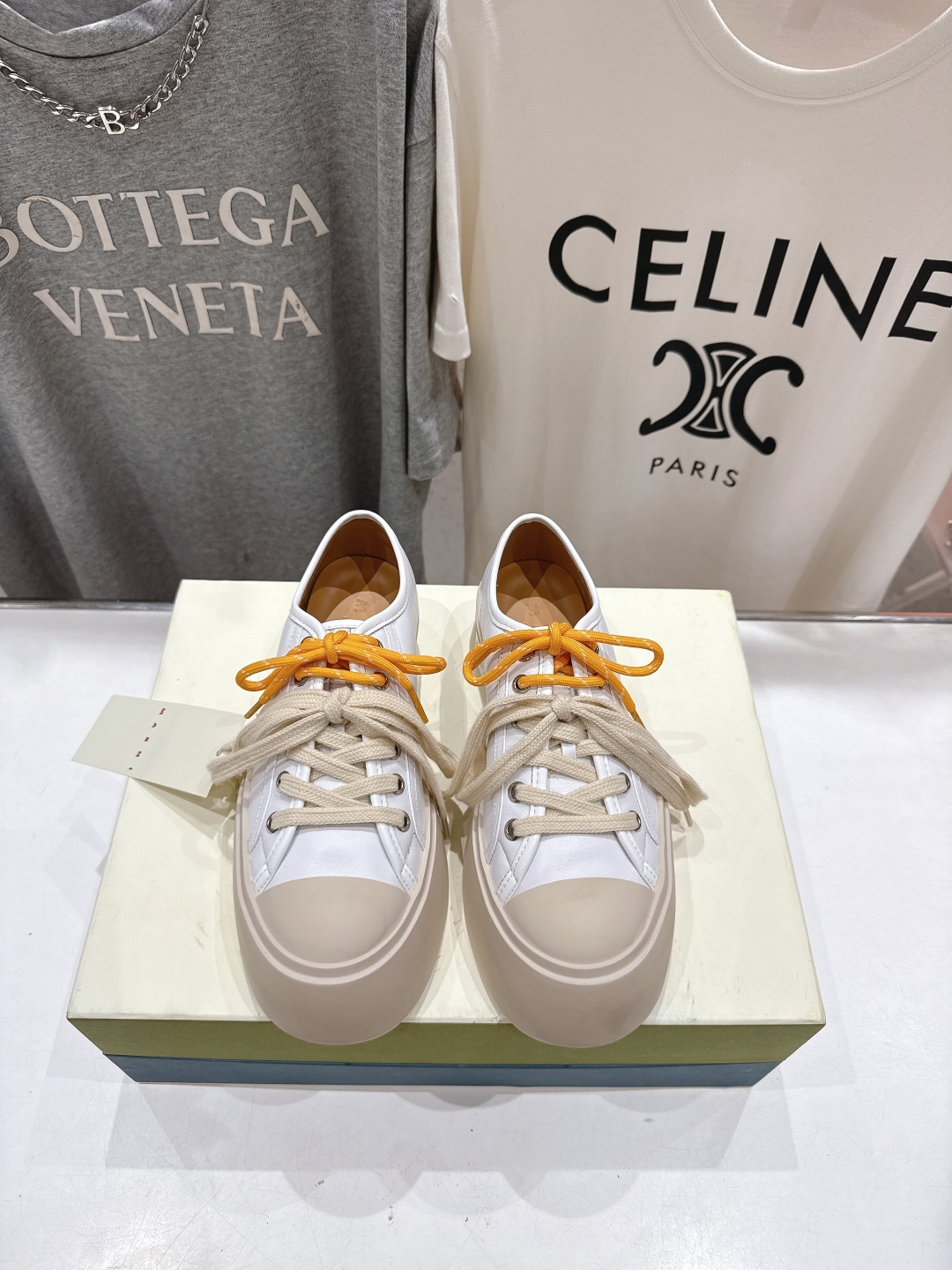 高品质升级版
  Marni|玛丽珍大头鞋系带娃娃鞋‼️升级大底，原版一致套楦工艺，升级最新官方原版包装