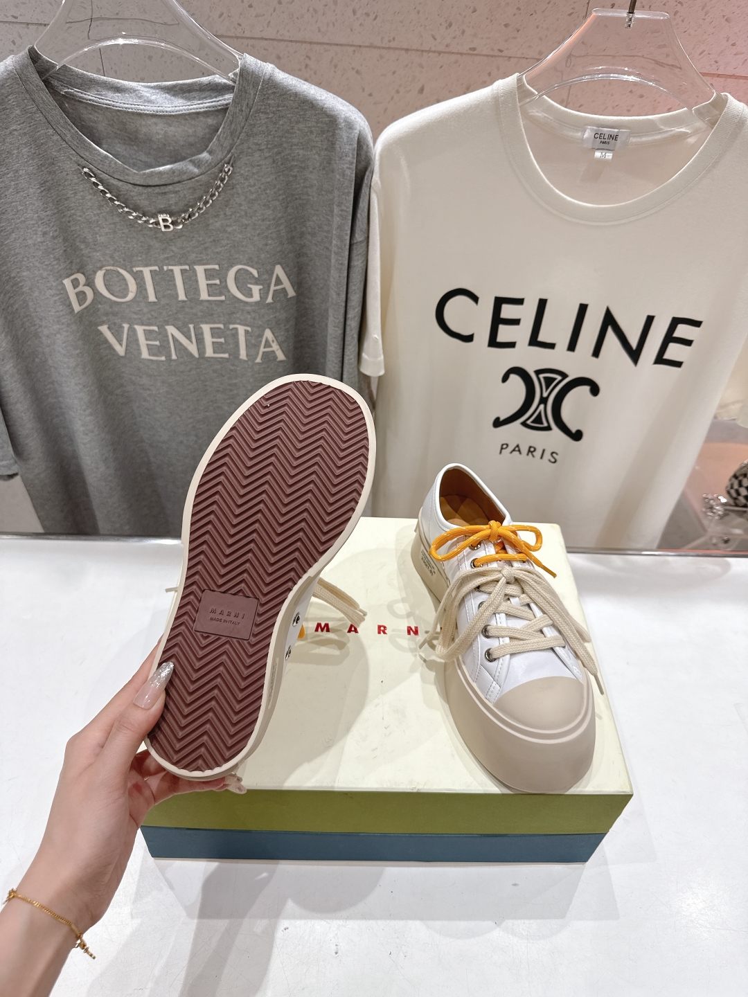 高品质升级版
  Marni|玛丽珍大头鞋系带娃娃鞋‼️升级大底，原版一致套楦工艺，升级最新官方原版包装