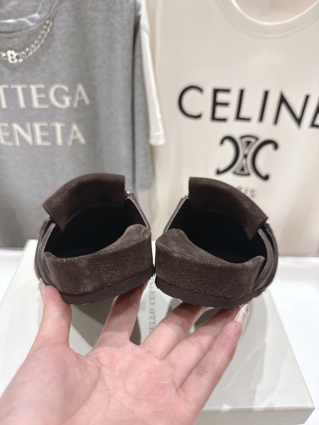 高版本出厂
  Brunello Cucinelli 新款BC 2025ss勃肯沙滩半包拖鞋，博肯凉鞋
