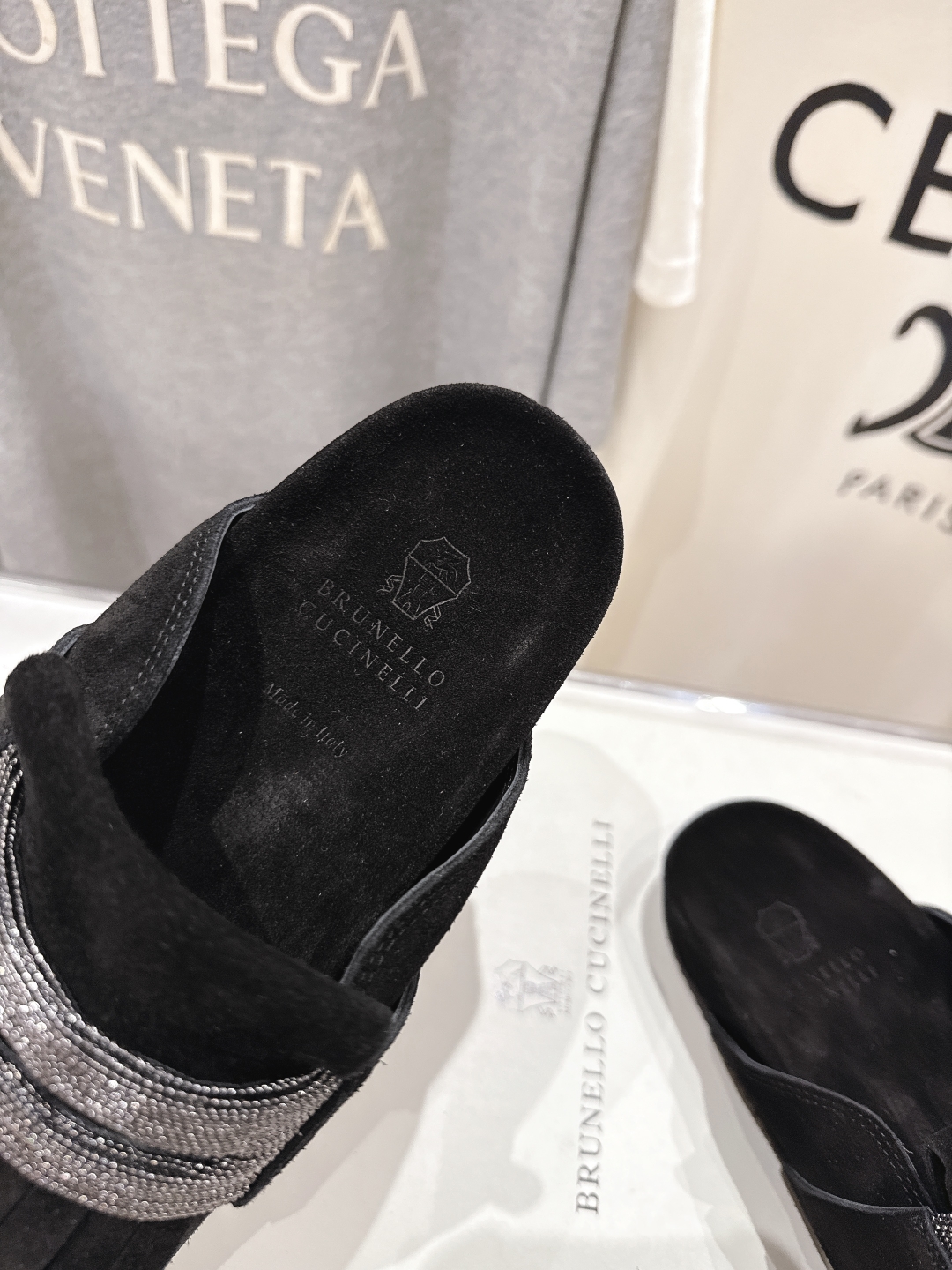 高版本出厂
  Brunello Cucinelli 新款BC 2025ss勃肯沙滩半包拖鞋，博肯凉鞋
