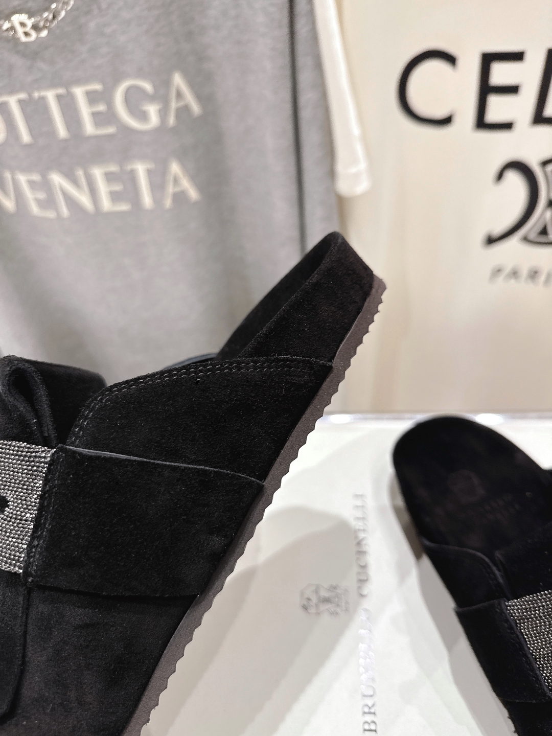 高版本出厂
  Brunello Cucinelli 新款BC 2025ss勃肯沙滩半包拖鞋，博肯凉鞋
