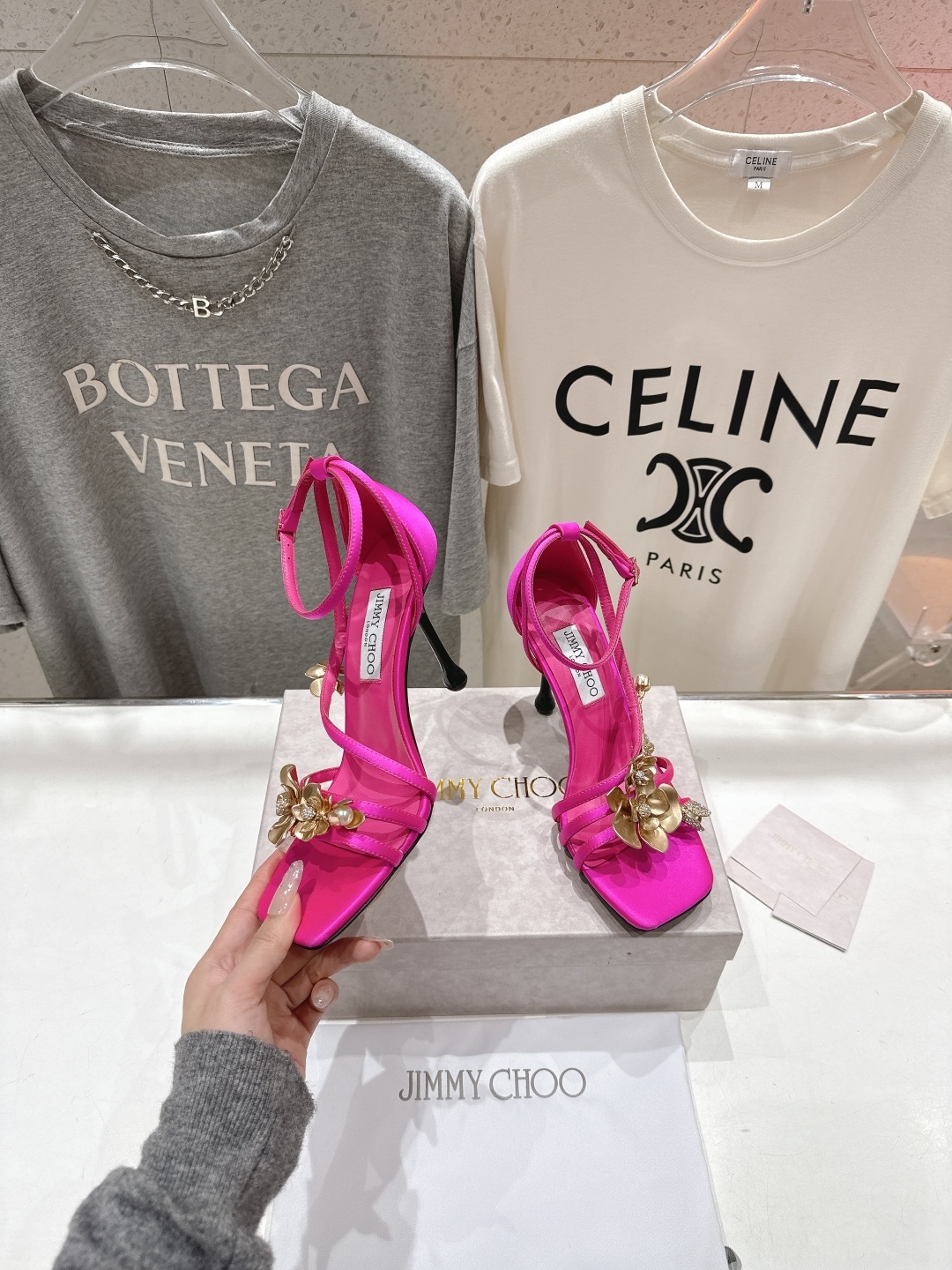 高版本出厂
JIMMY CHOO*|JC/吉米周2025春夏新款IXIA 95 系列高跟凉鞋
经典