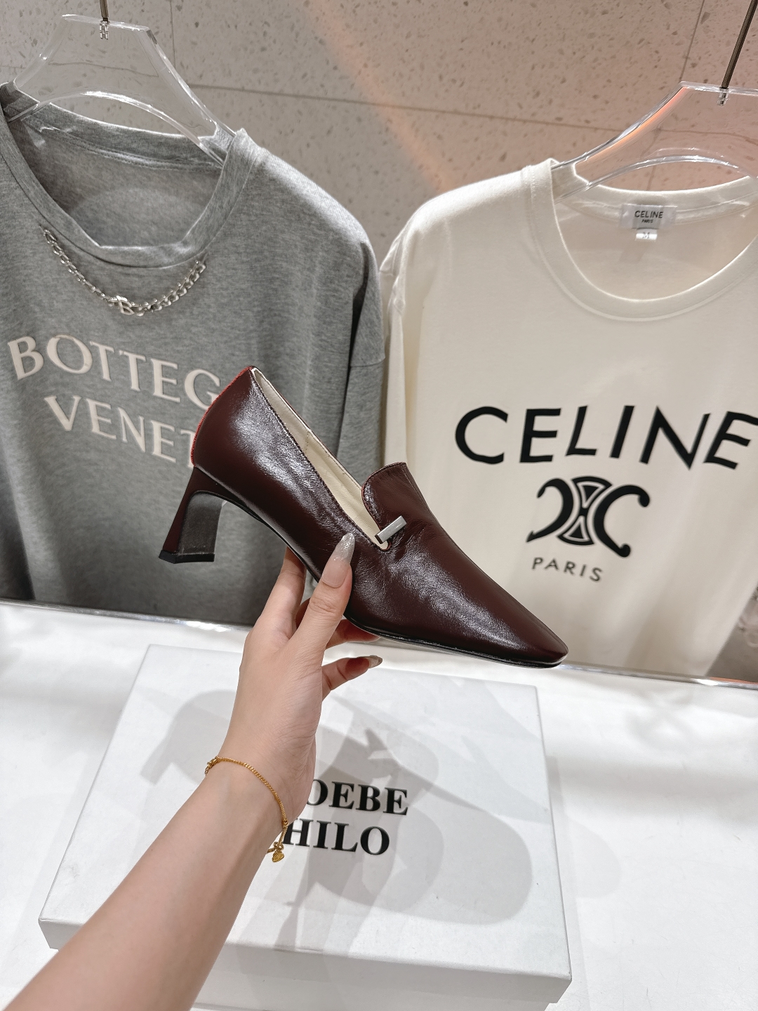 Phoebe Philo Inspired Leather Heeled Loafers - Retro Chic Comfort Shoes 6 cmp a1745240014965 7641