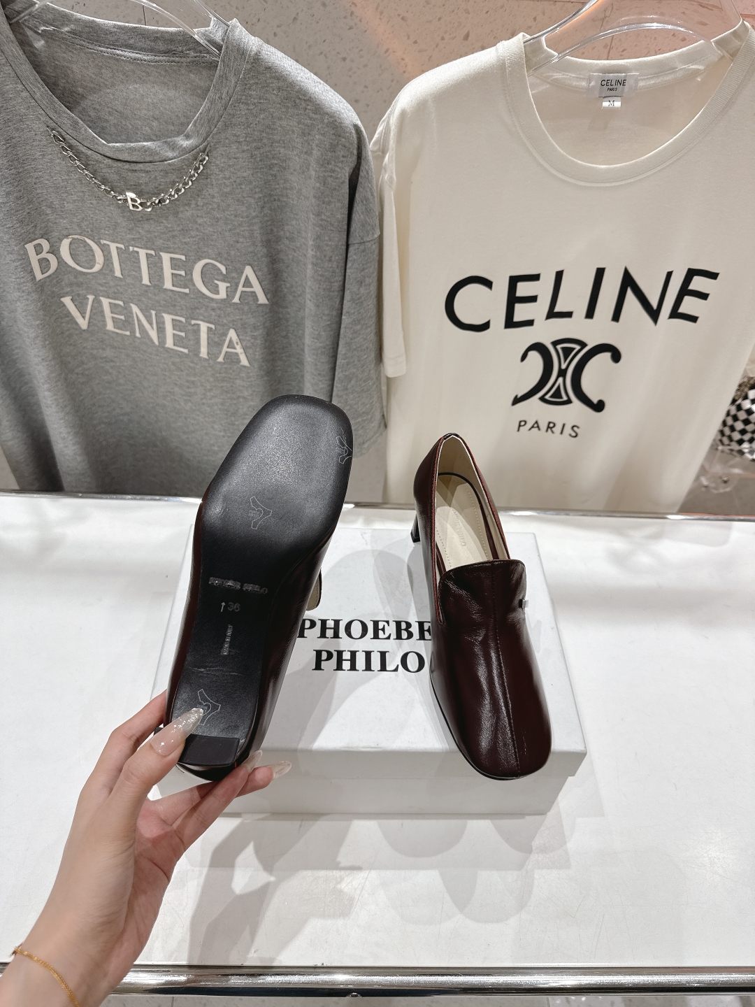 Phoebe Philo Inspired Leather Heeled Loafers - Retro Chic Comfort Shoes 10 cmp a1745240018149 4648