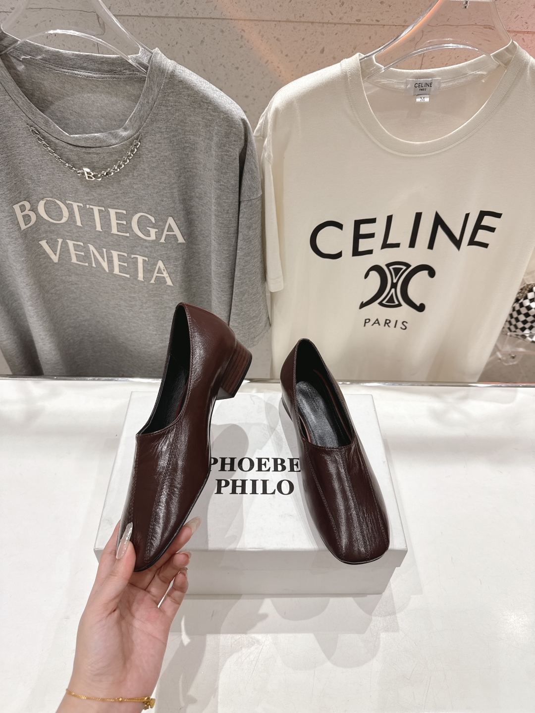 Phoebe Philo Women's Leather Heeled Loafers - Fashionable and Comfortable 3 cmp a1745240266962 7181