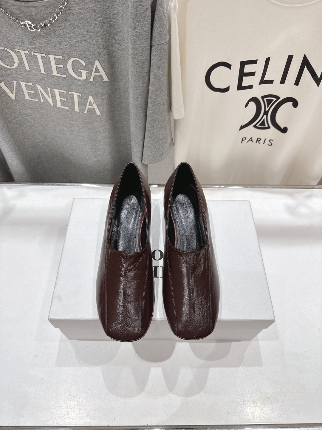 Phoebe Philo Women's Leather Heeled Loafers - Fashionable and Comfortable 4 cmp a1745240266969 8025