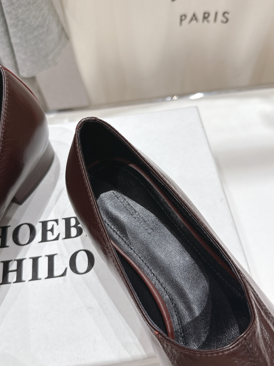 Phoebe Philo Women's Leather Heeled Loafers - Fashionable and Comfortable 8 cmp a1745240270143 2881