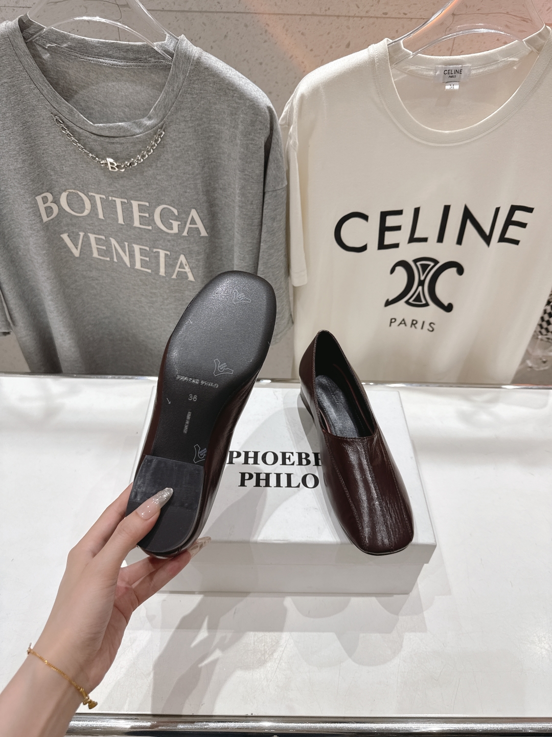 Phoebe Philo Women's Leather Heeled Loafers - Fashionable and Comfortable 10 cmp a1745240270146 3641