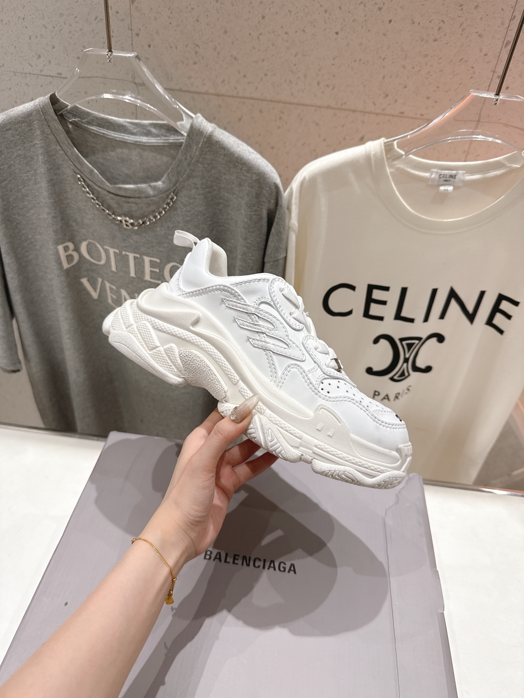 高版本出厂 
  Balenciag*巴黎世家25ss早春最新爆款明星走秀同款，Sneaker运动老爹鞋