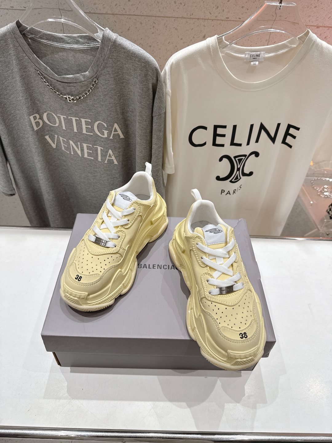 高版本出厂 
  Balenciag*巴黎世家25ss早春最新爆款明星走秀同款，Sneaker运动老爹鞋