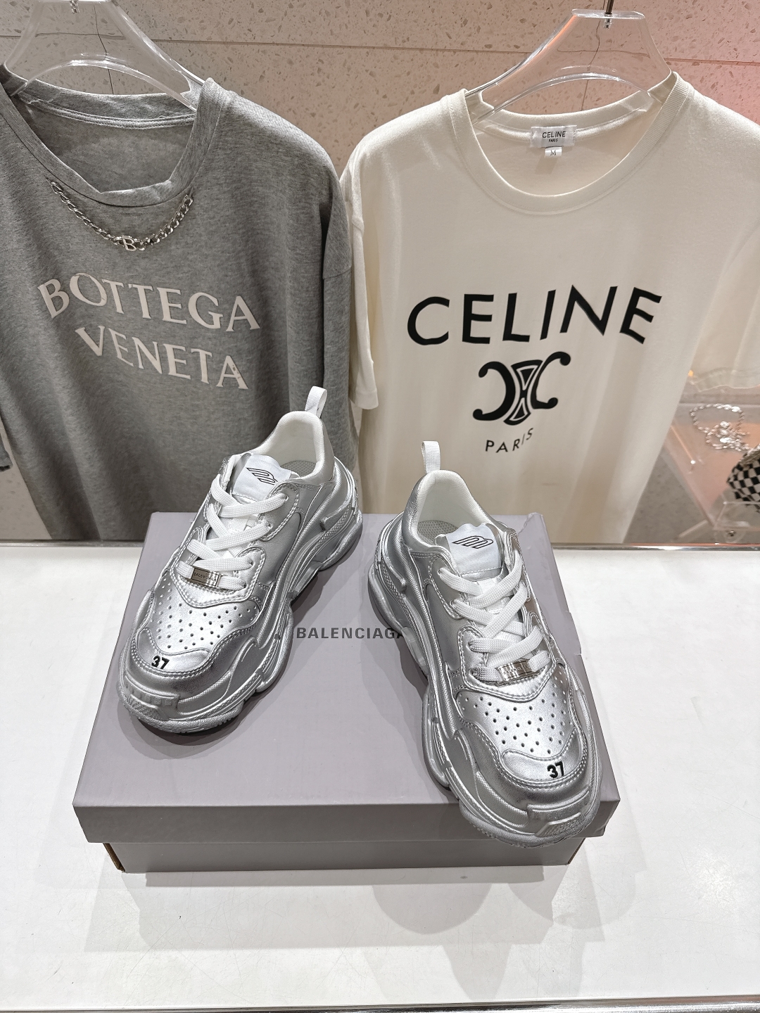 高版本出厂 
  Balenciag*巴黎世家25ss早春最新爆款明星走秀同款，Sneaker运动老爹鞋
