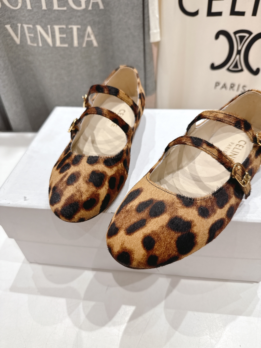 Celine 2025SS Mary Jane Leopard Print Loafers 8 cmp a1746881048906 8722