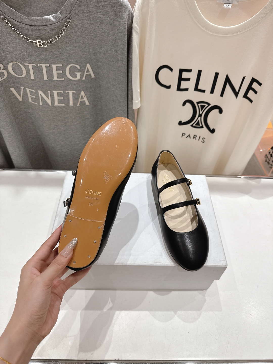 Celine 2025SS Mary Jane Leather Loafers - Comfortable, Chic & Trendy 10 cmp a1746881182455 3608