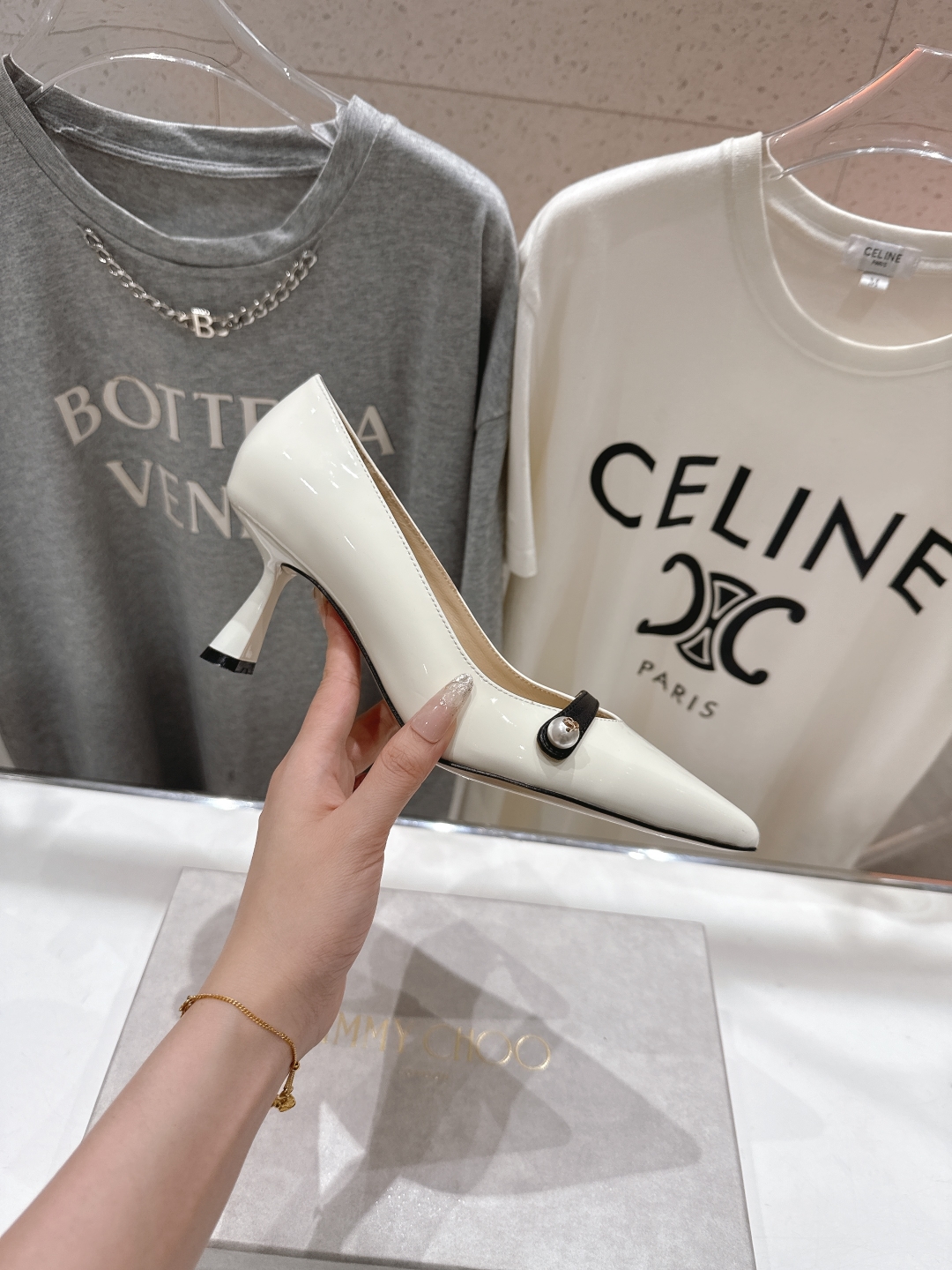 高版本出厂
  JIMMY CHOO*｜JC/吉米周2025ss夏季新款高跟鞋单鞋

原版套楦，完美的线