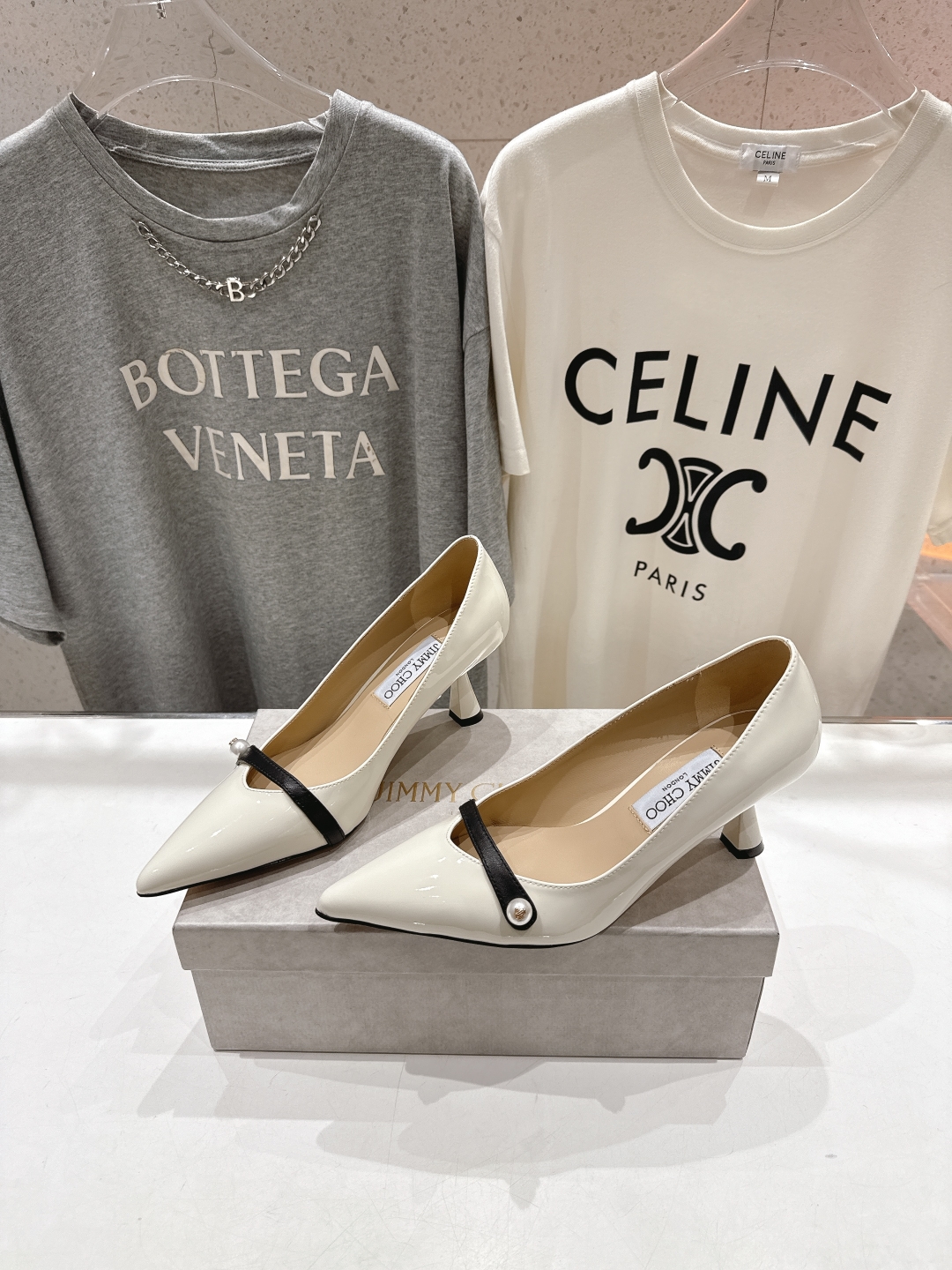高版本出厂
  JIMMY CHOO*｜JC/吉米周2025ss夏季新款高跟鞋单鞋

原版套楦，完美的线
