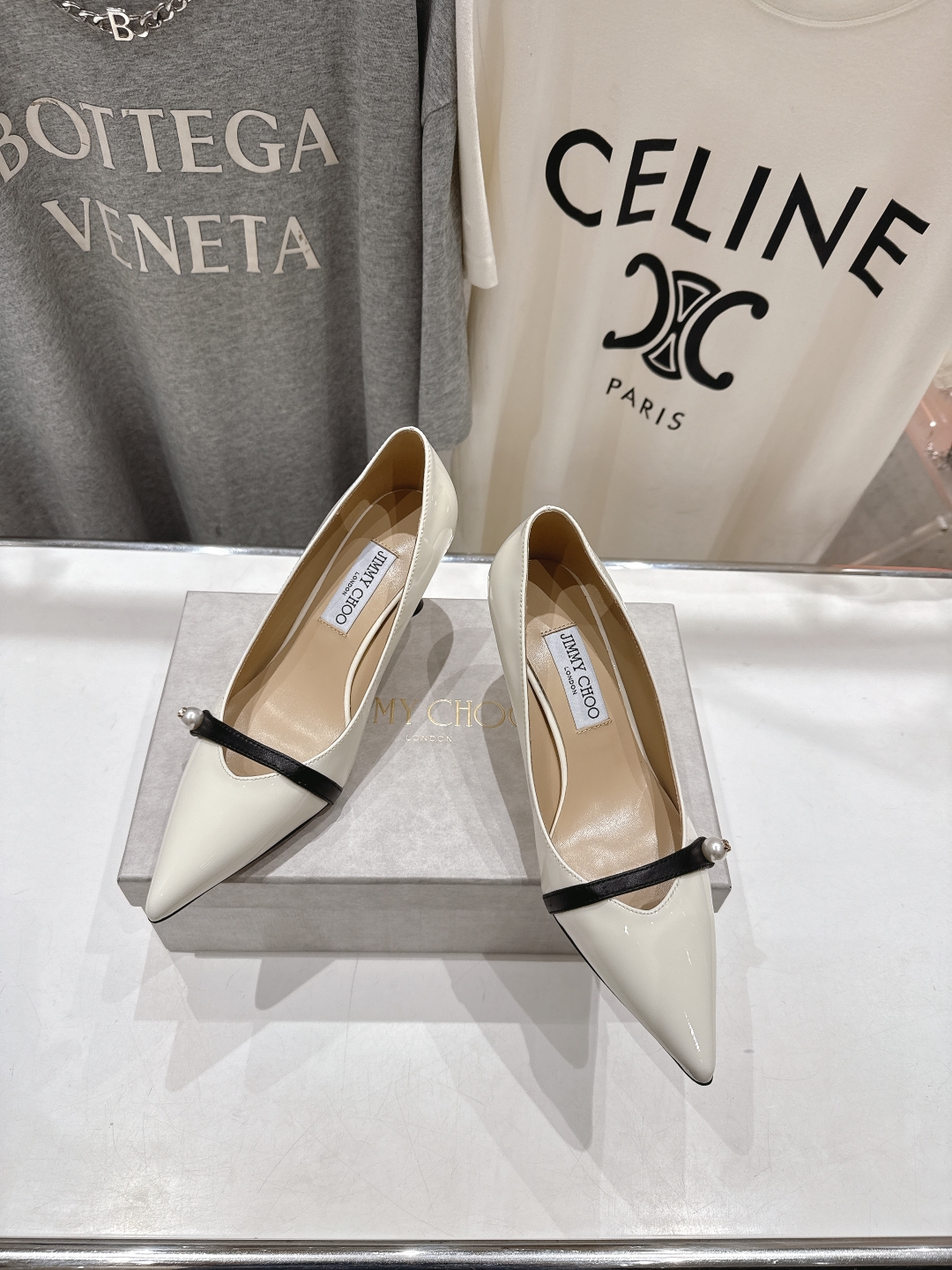高版本出厂
  JIMMY CHOO*｜JC/吉米周2025ss夏季新款高跟鞋单鞋

原版套楦，完美的线
