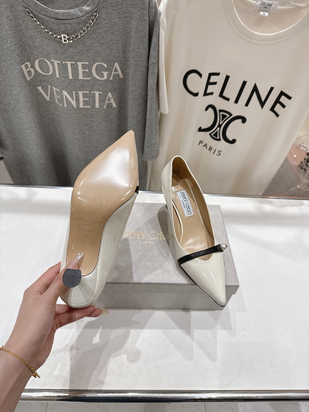 高版本出厂
  JIMMY CHOO*｜JC/吉米周2025ss夏季新款高跟鞋单鞋

原版套楦，完美的线