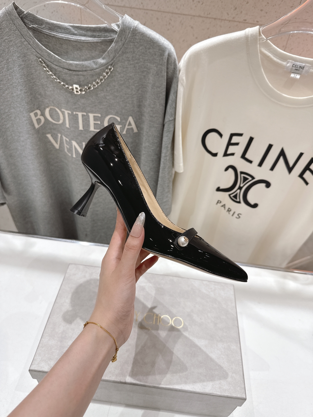 高版本出厂
  JIMMY CHOO*｜JC/吉米周2025ss夏季新款高跟鞋单鞋

原版套楦，完美的线