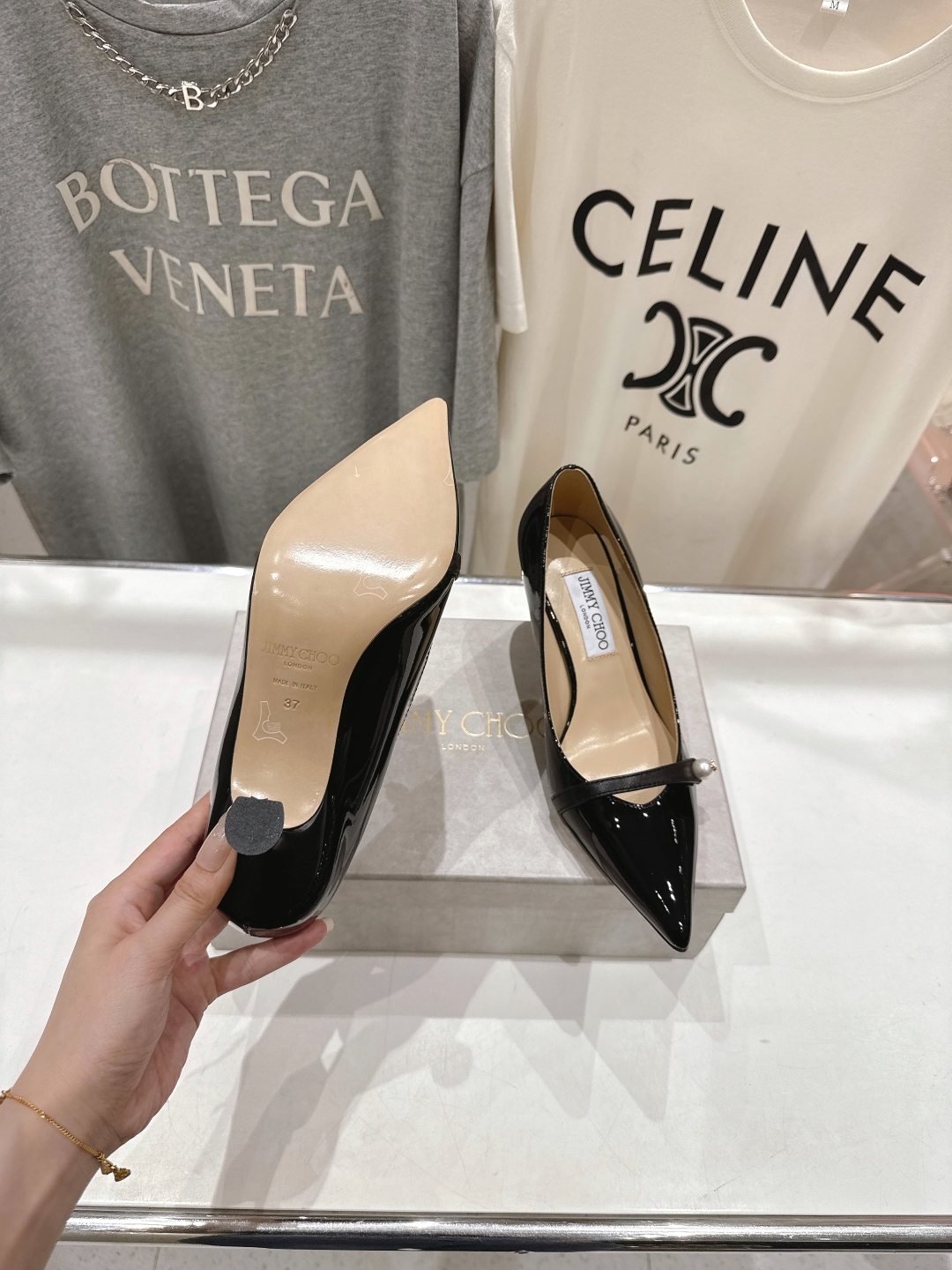高版本出厂
  JIMMY CHOO*｜JC/吉米周2025ss夏季新款高跟鞋单鞋

原版套楦，完美的线