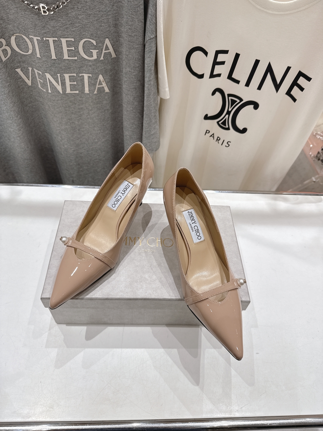 高版本出厂
  JIMMY CHOO*｜JC/吉米周2025ss夏季新款高跟鞋单鞋

原版套楦，完美的线