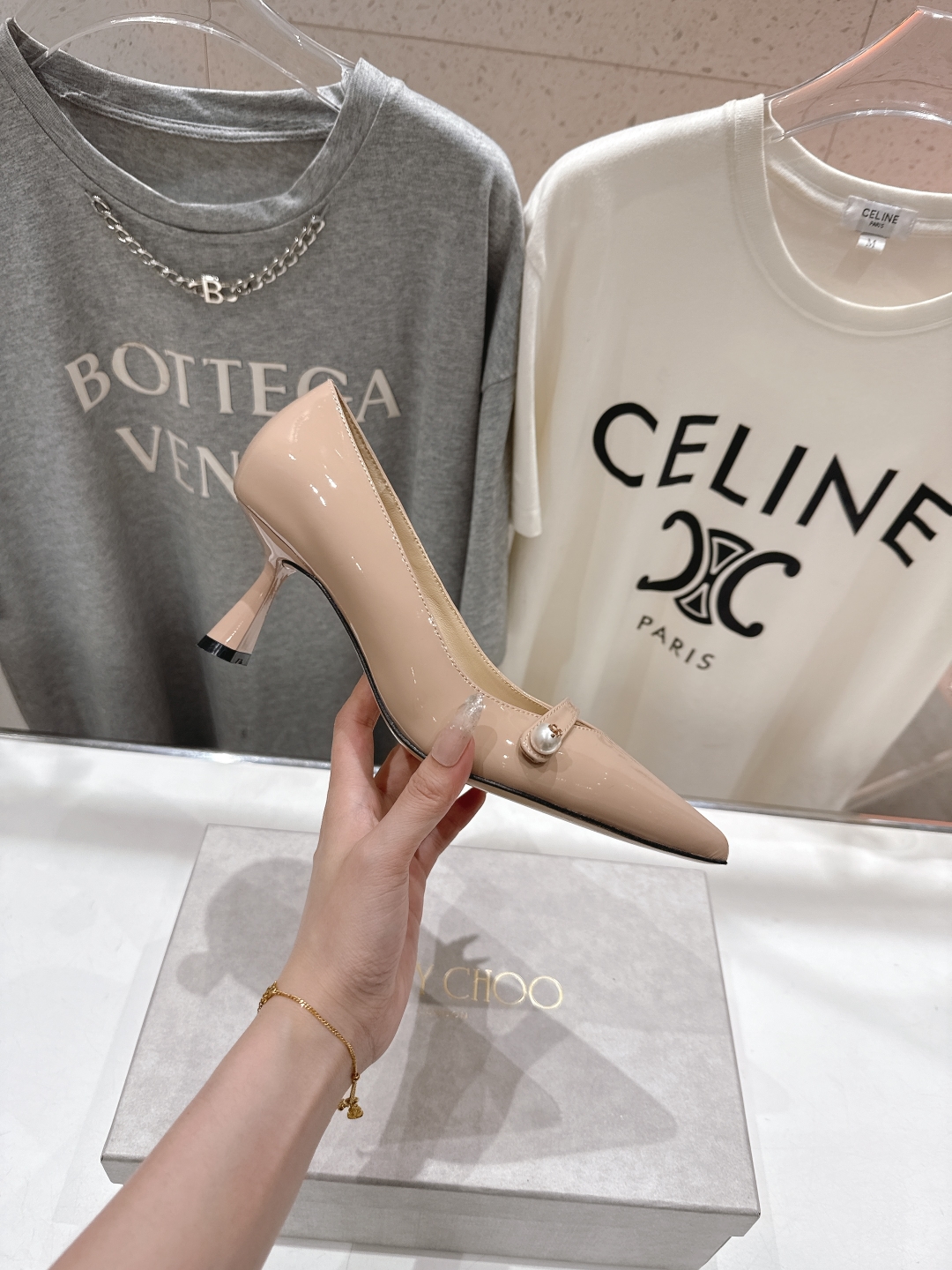 高版本出厂
  JIMMY CHOO*｜JC/吉米周2025ss夏季新款高跟鞋单鞋

原版套楦，完美的线