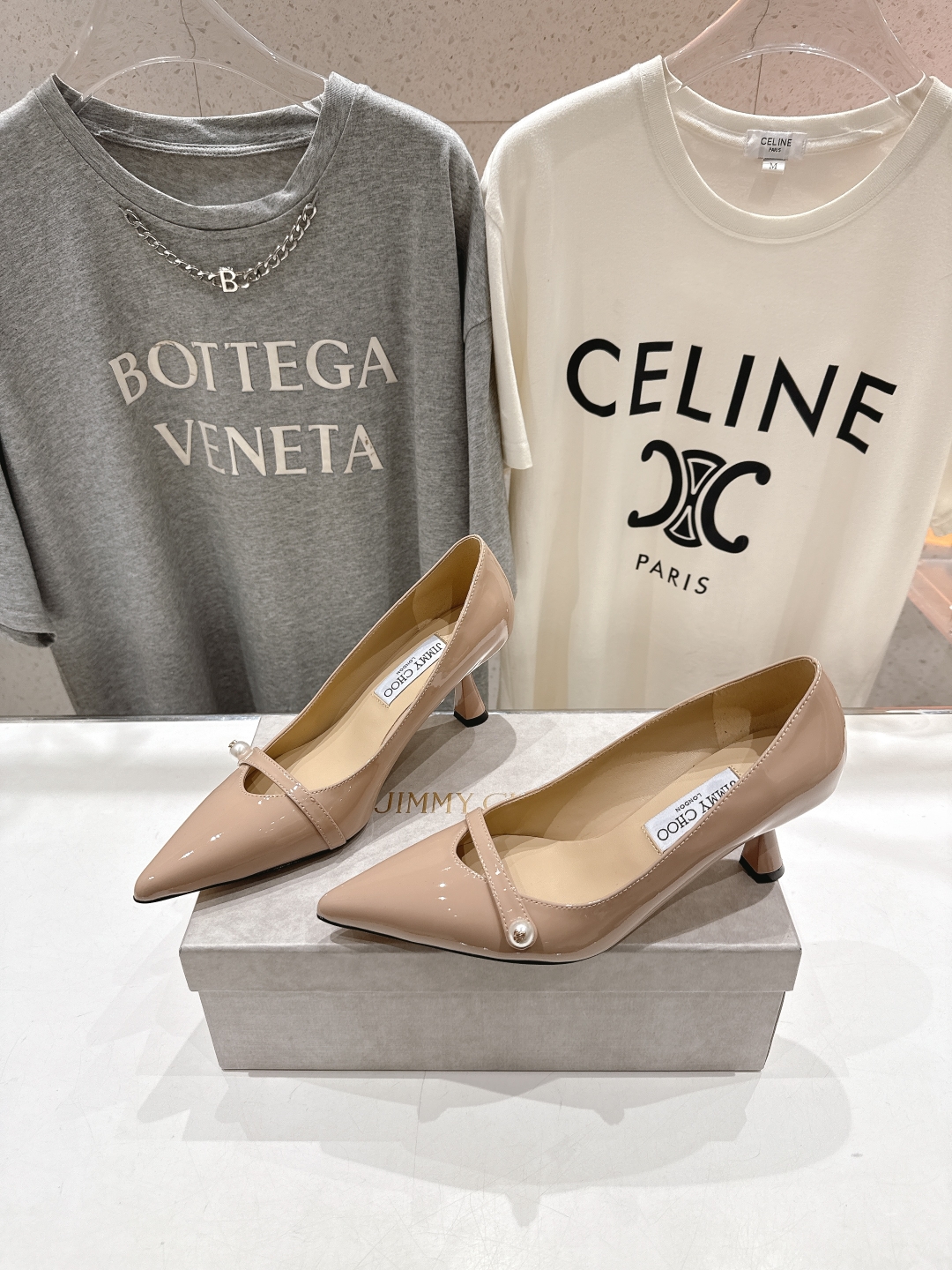高版本出厂
  JIMMY CHOO*｜JC/吉米周2025ss夏季新款高跟鞋单鞋

原版套楦，完美的线
