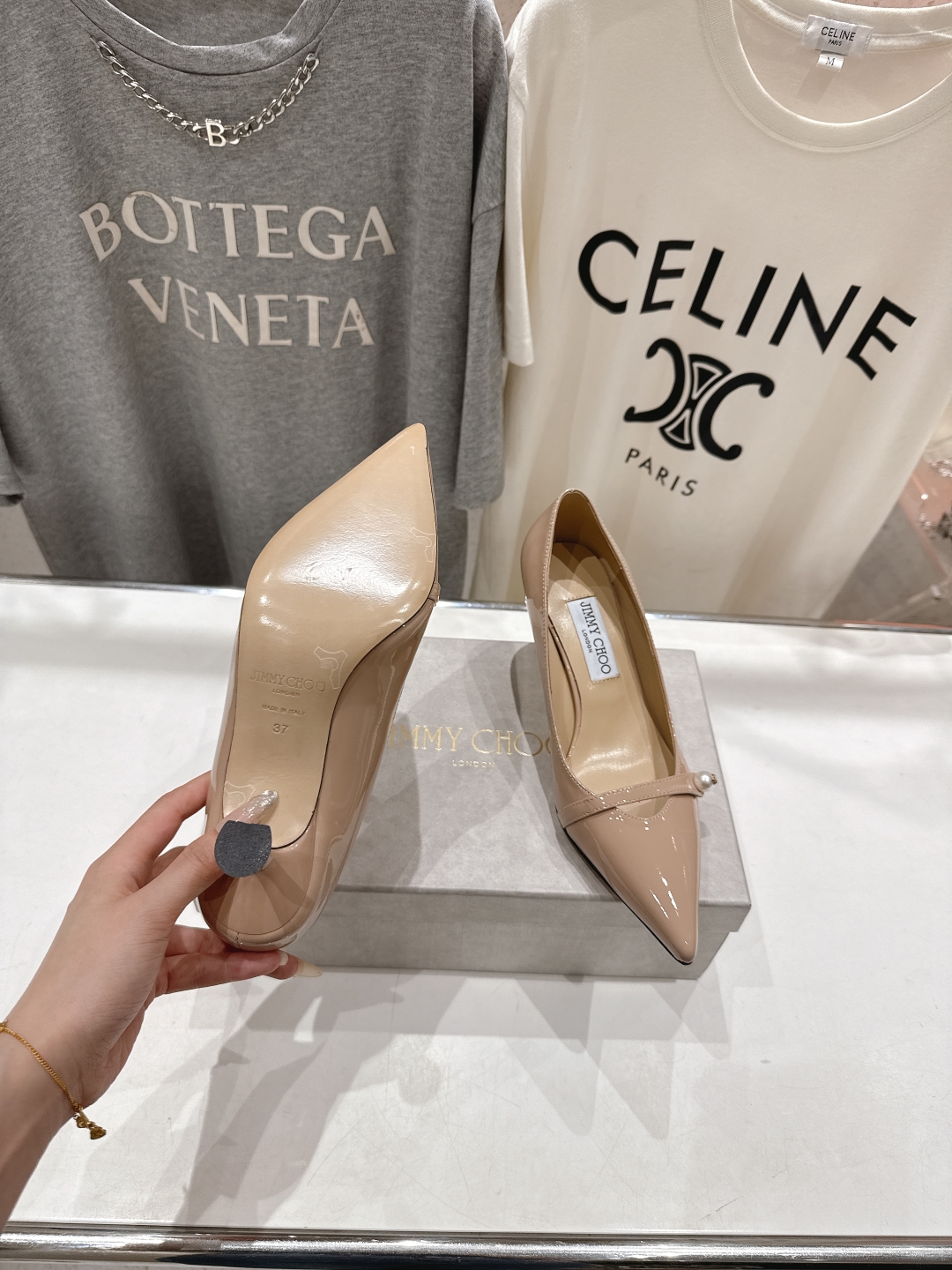 高版本出厂
  JIMMY CHOO*｜JC/吉米周2025ss夏季新款高跟鞋单鞋

原版套楦，完美的线